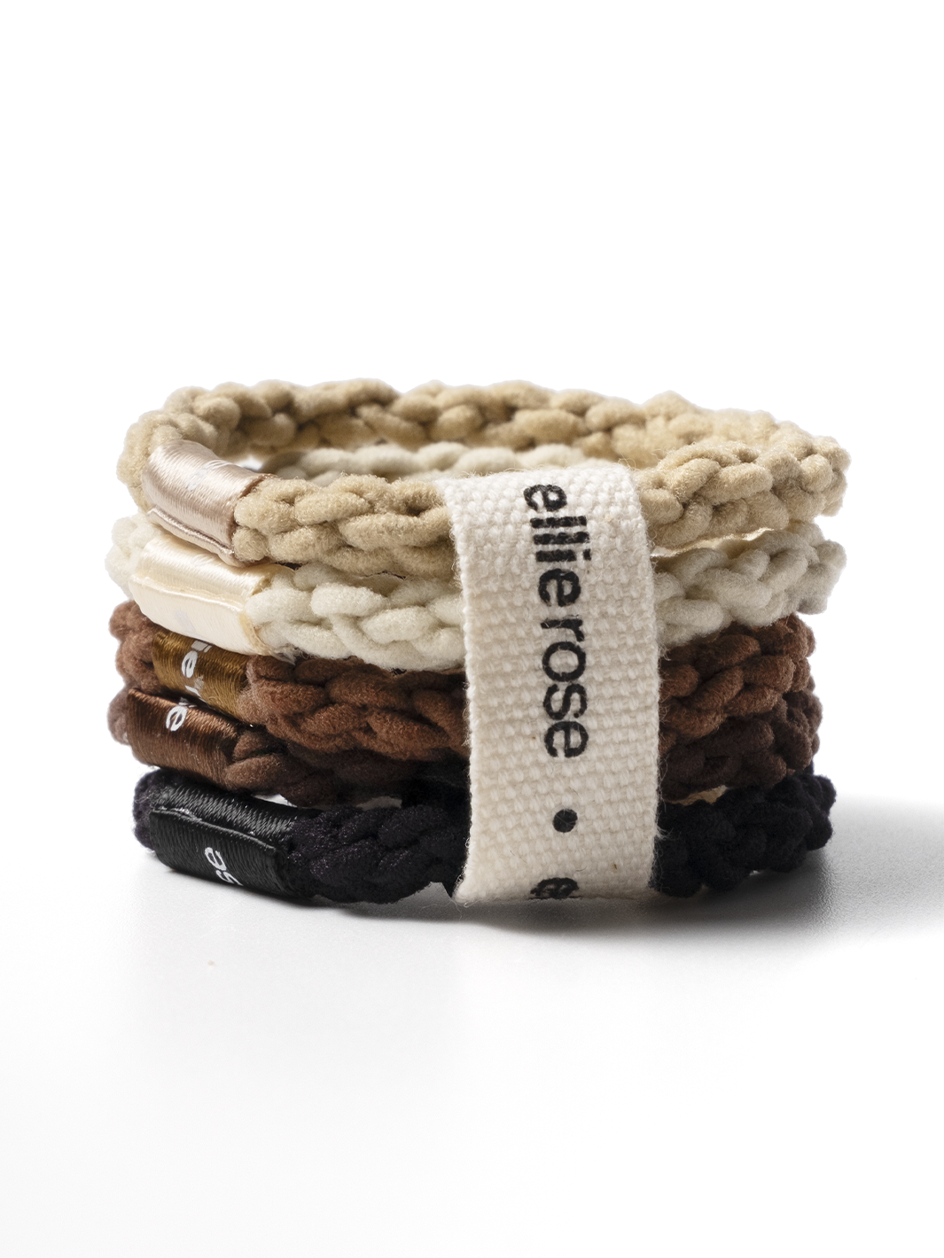 Braided Elastics - 5-Pack - Neutrals