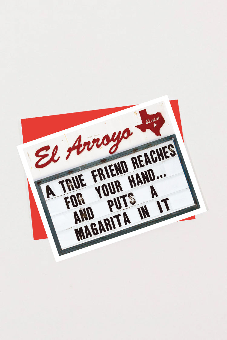 Greeting Card - A TRUE FRIEND - Blank Inside