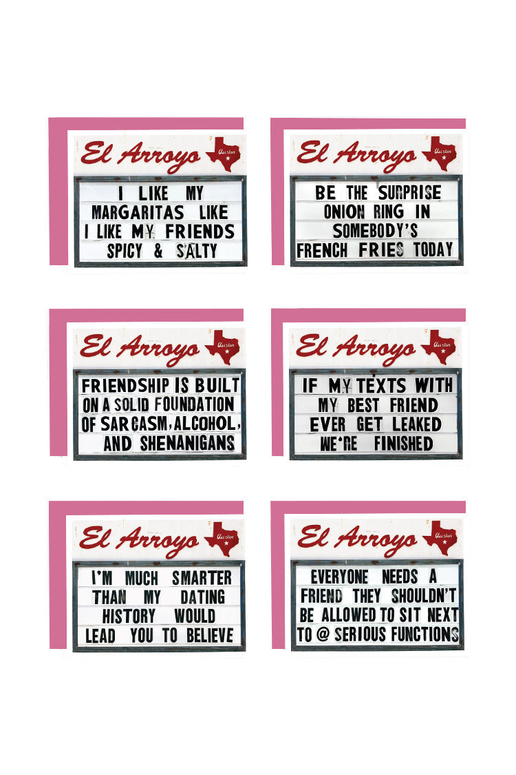 Greeting Cards - Pre-Pack LOVE AND FRIENDSHIP