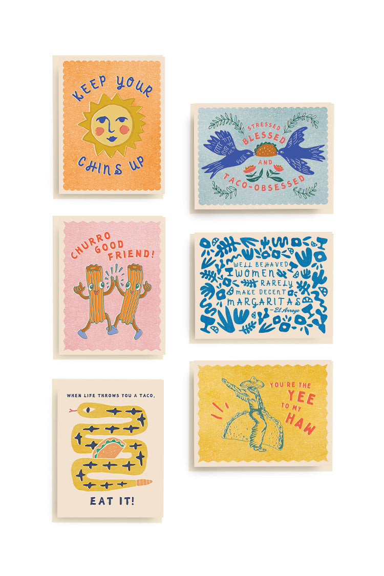 Greeting Cards - Pre-Pack TEX-MEX ICONS
