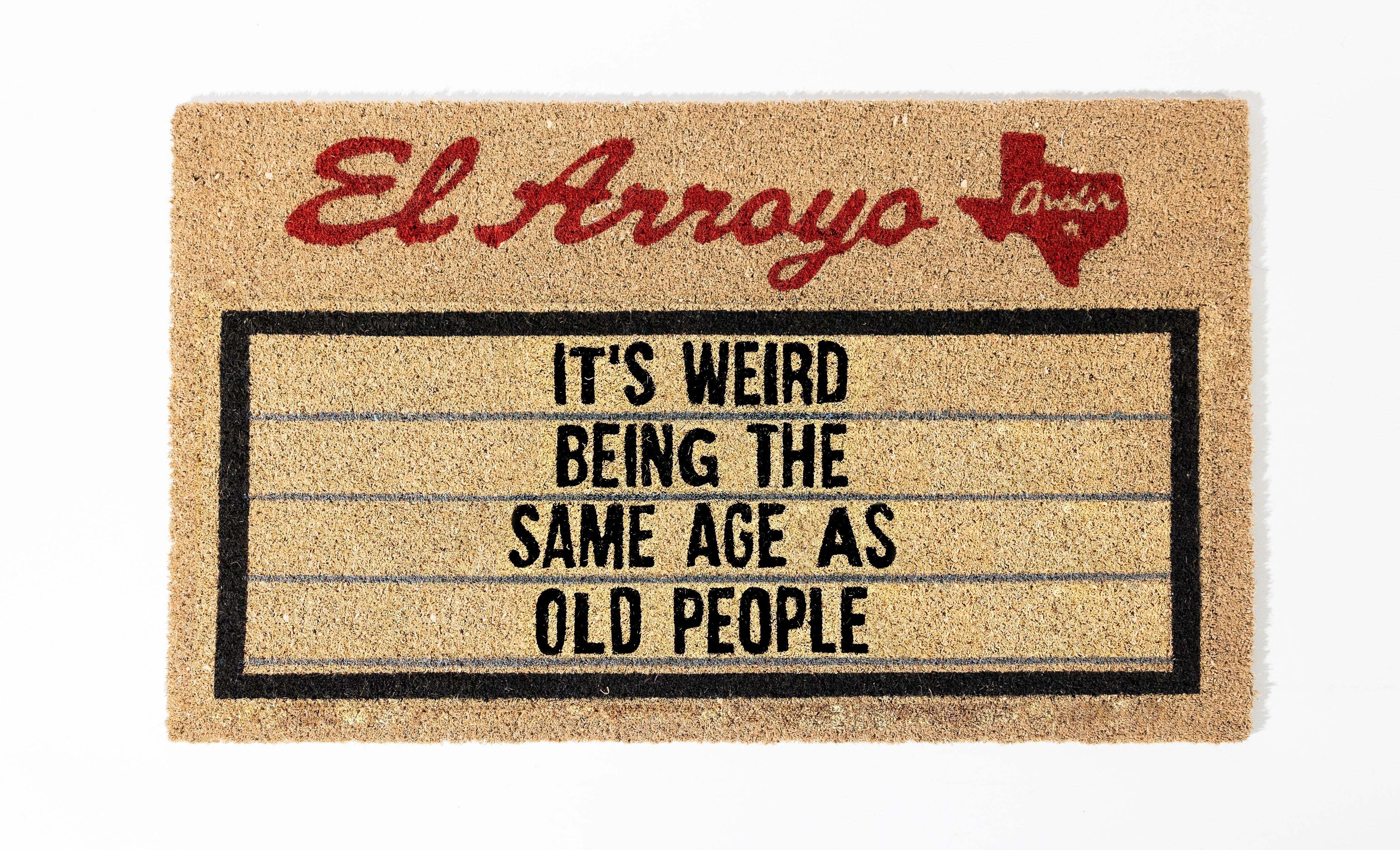 Outdoor Doormat - Old People