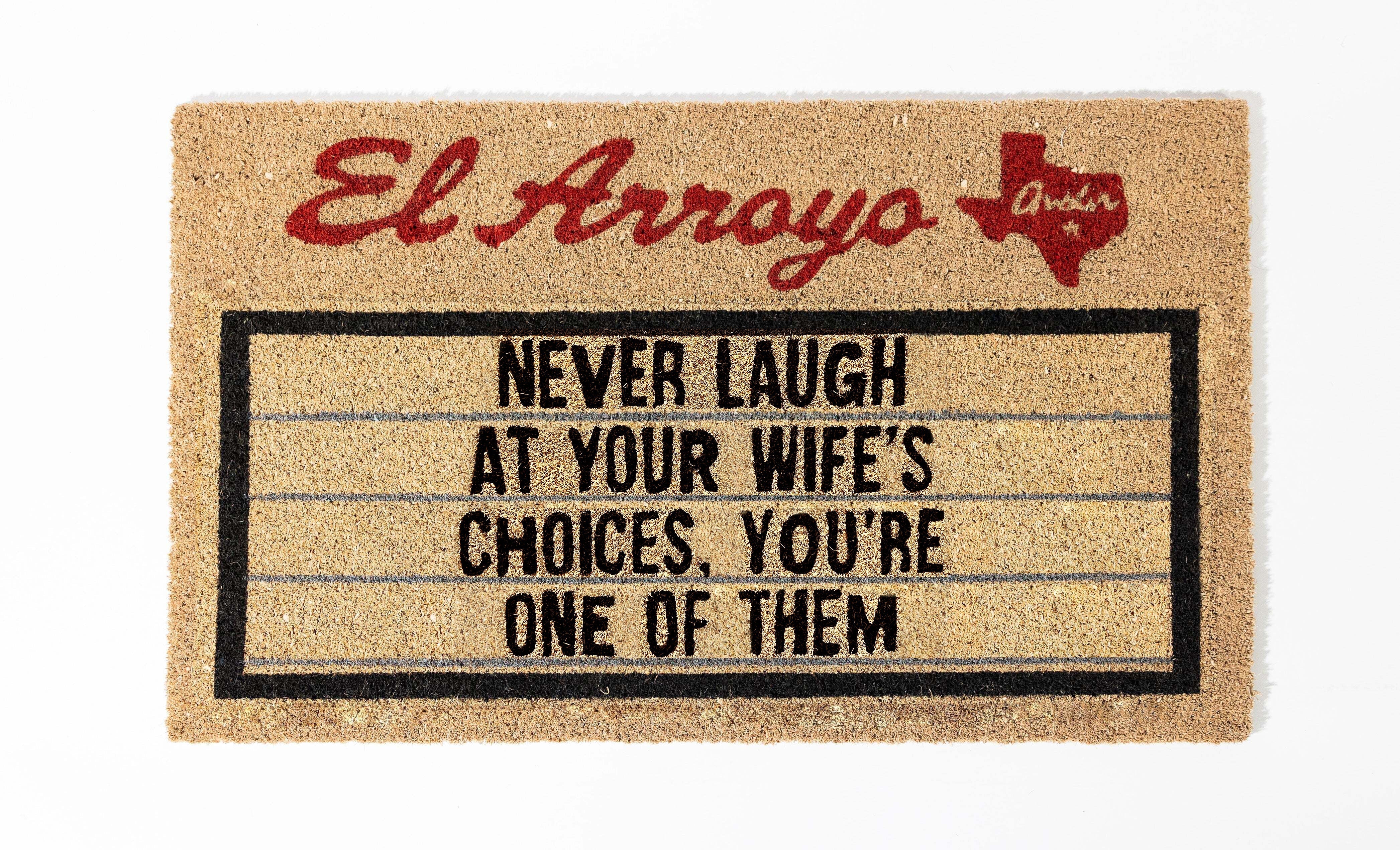 Outdoor Doormat - Wife's Choices