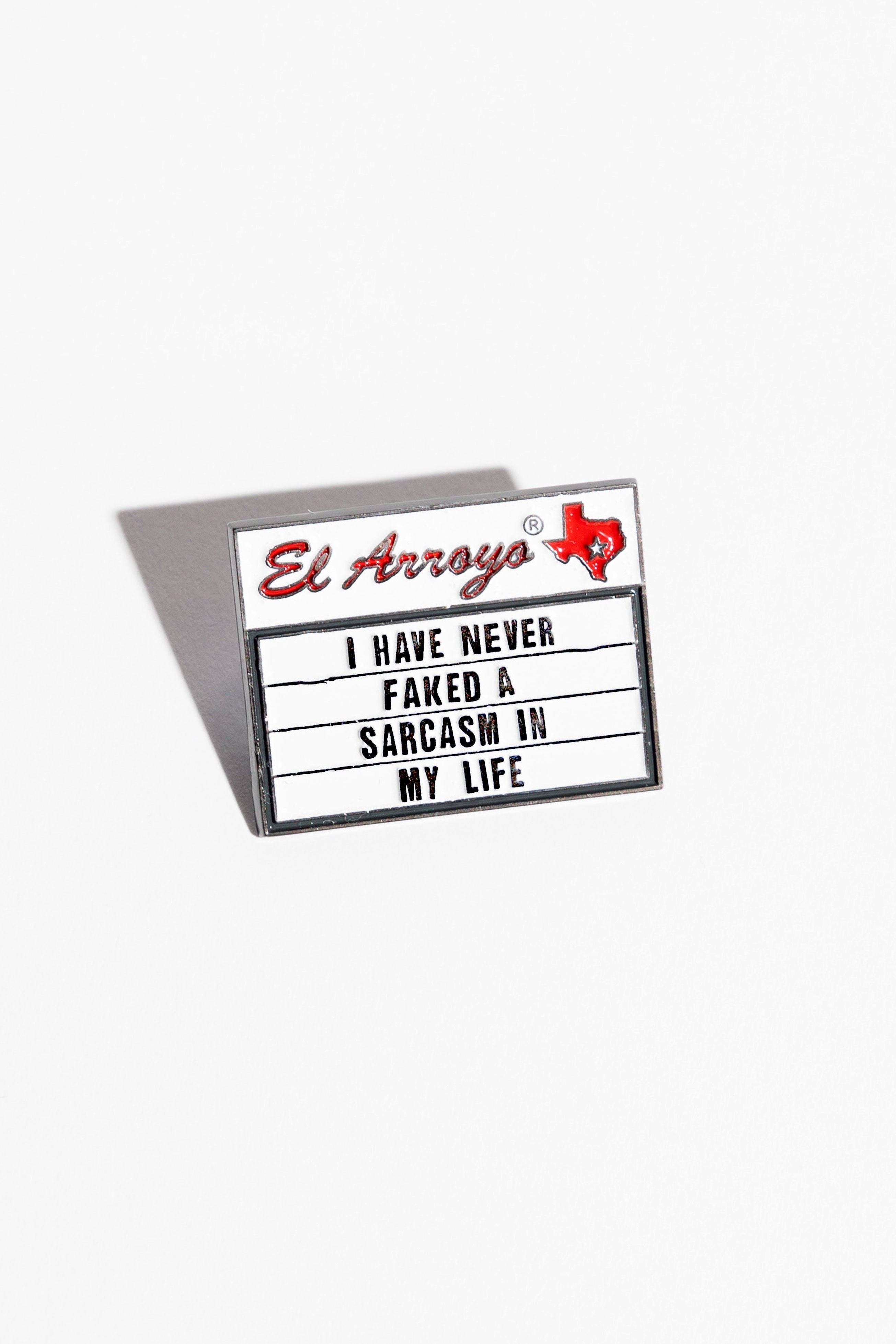 Enamel Pin - Fake Sarcasm