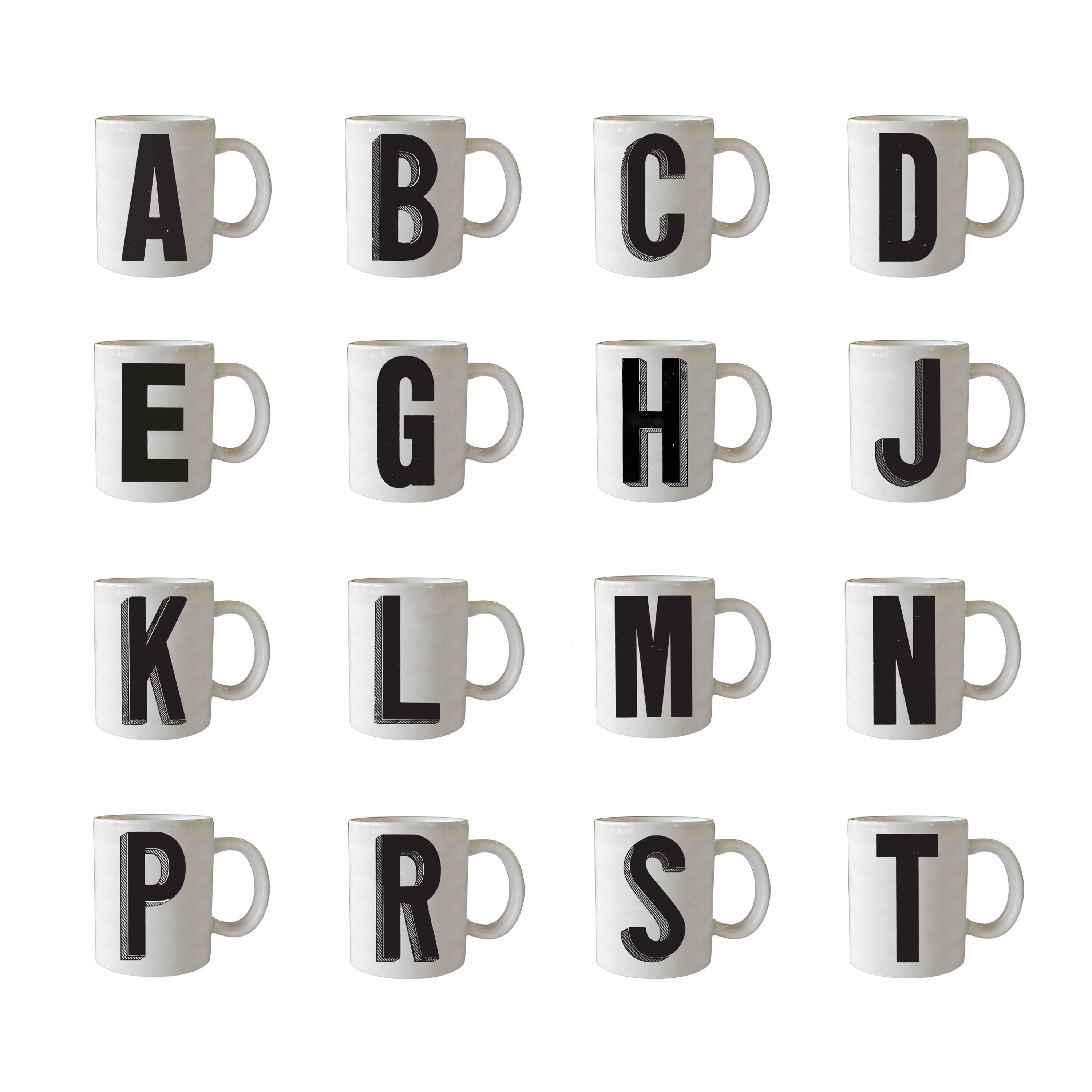Initial Mugs- Pre-pack