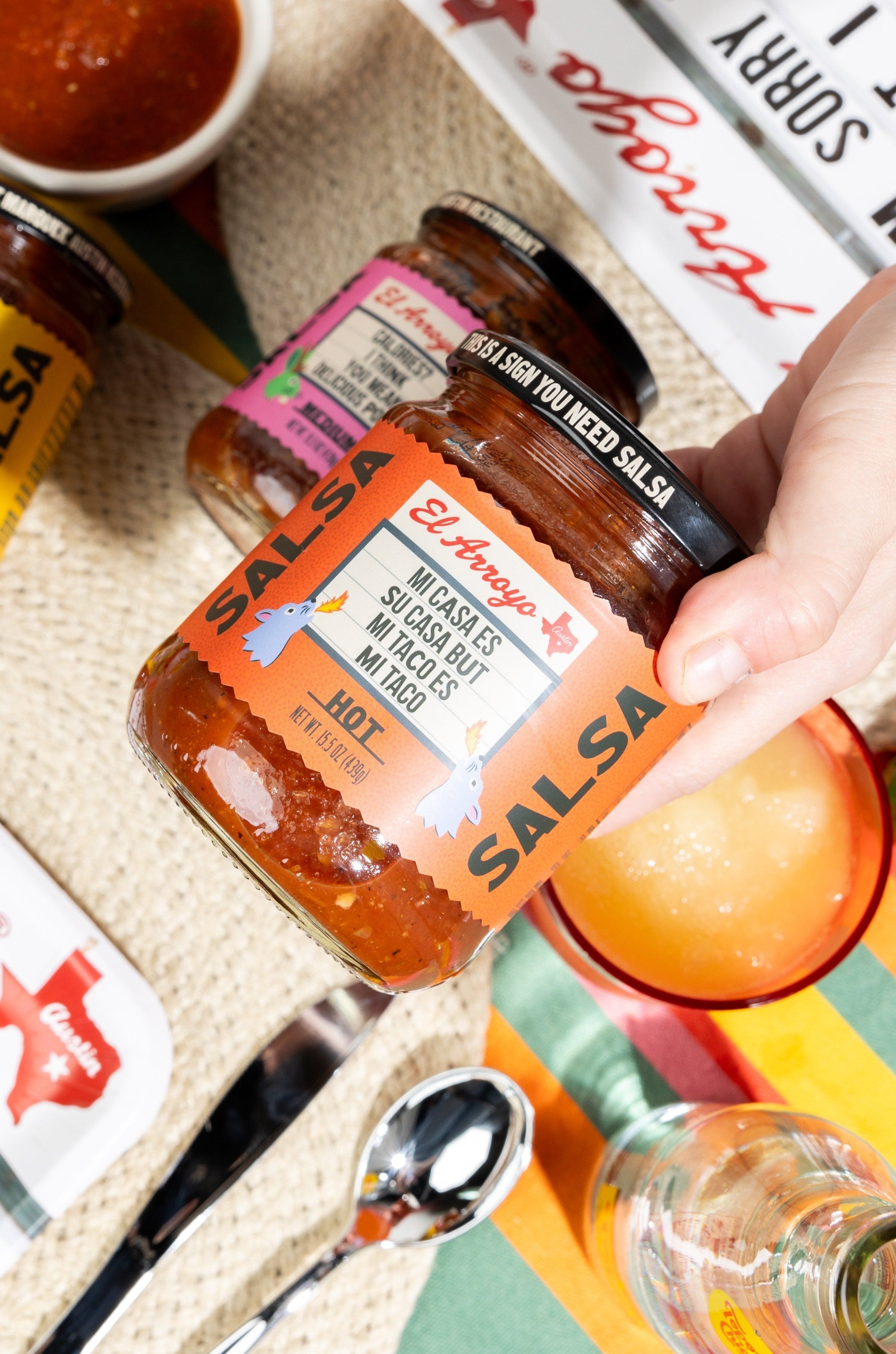 16 oz Hot Salsa - Mi Taco