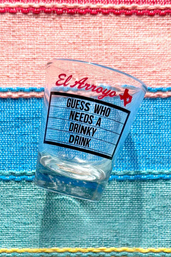 Marquee Shot Glass - Drinky Drink