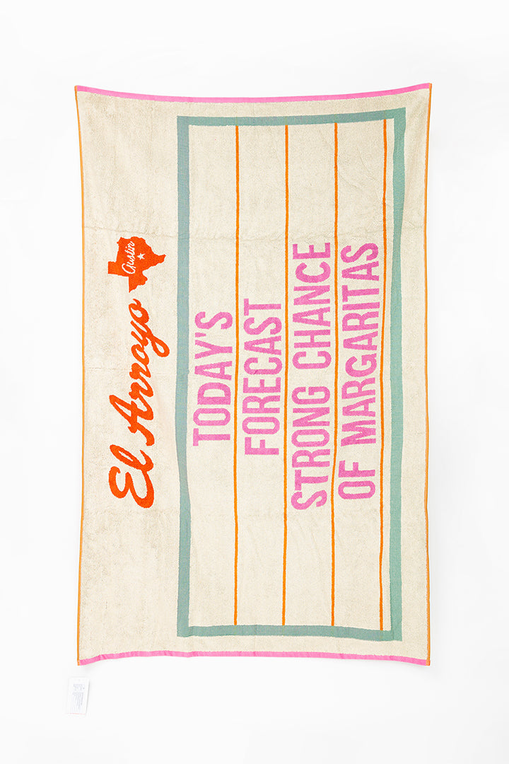 Beach Towel - 36" x 70" - Today's Forecast