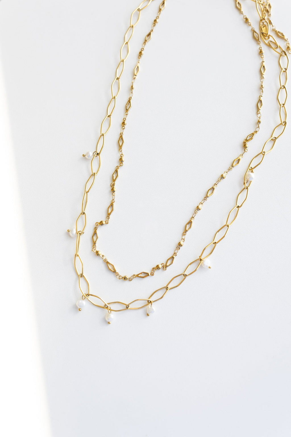 Loreal Layered Pearl Necklace