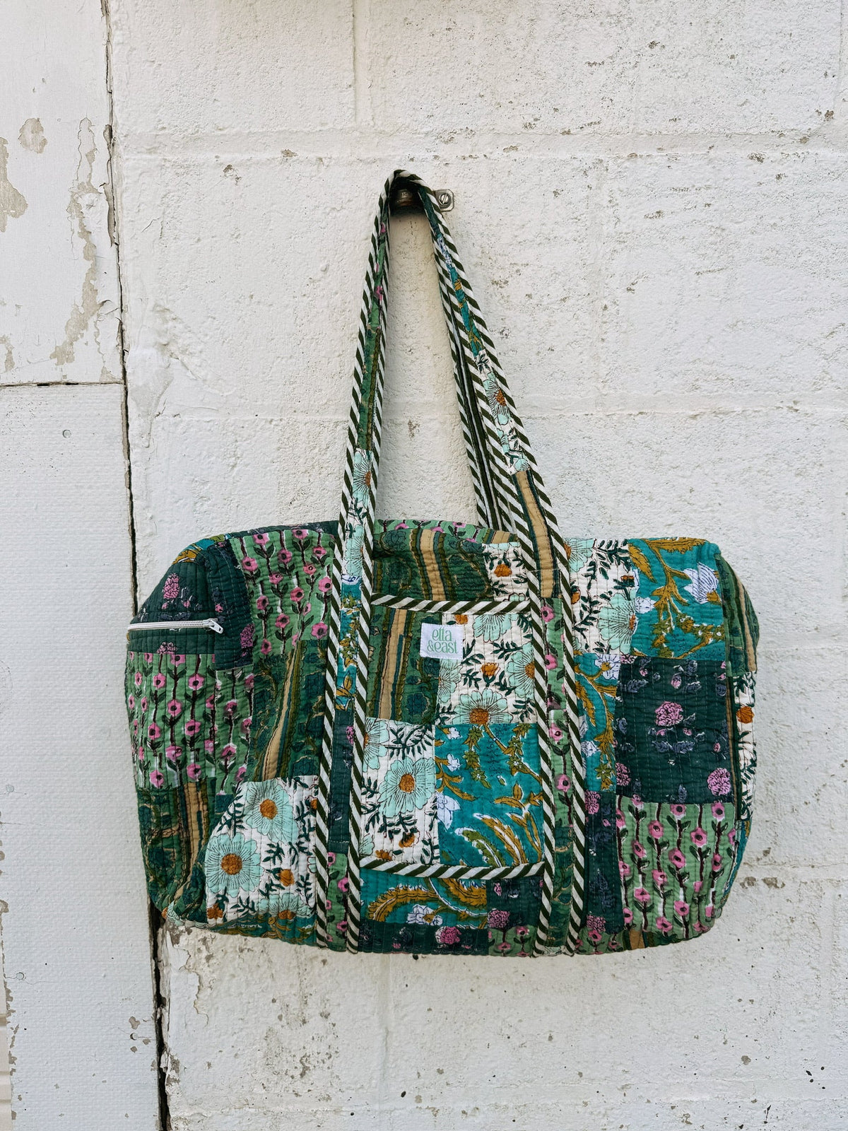 Quilted Duffle Bag - Evergreen