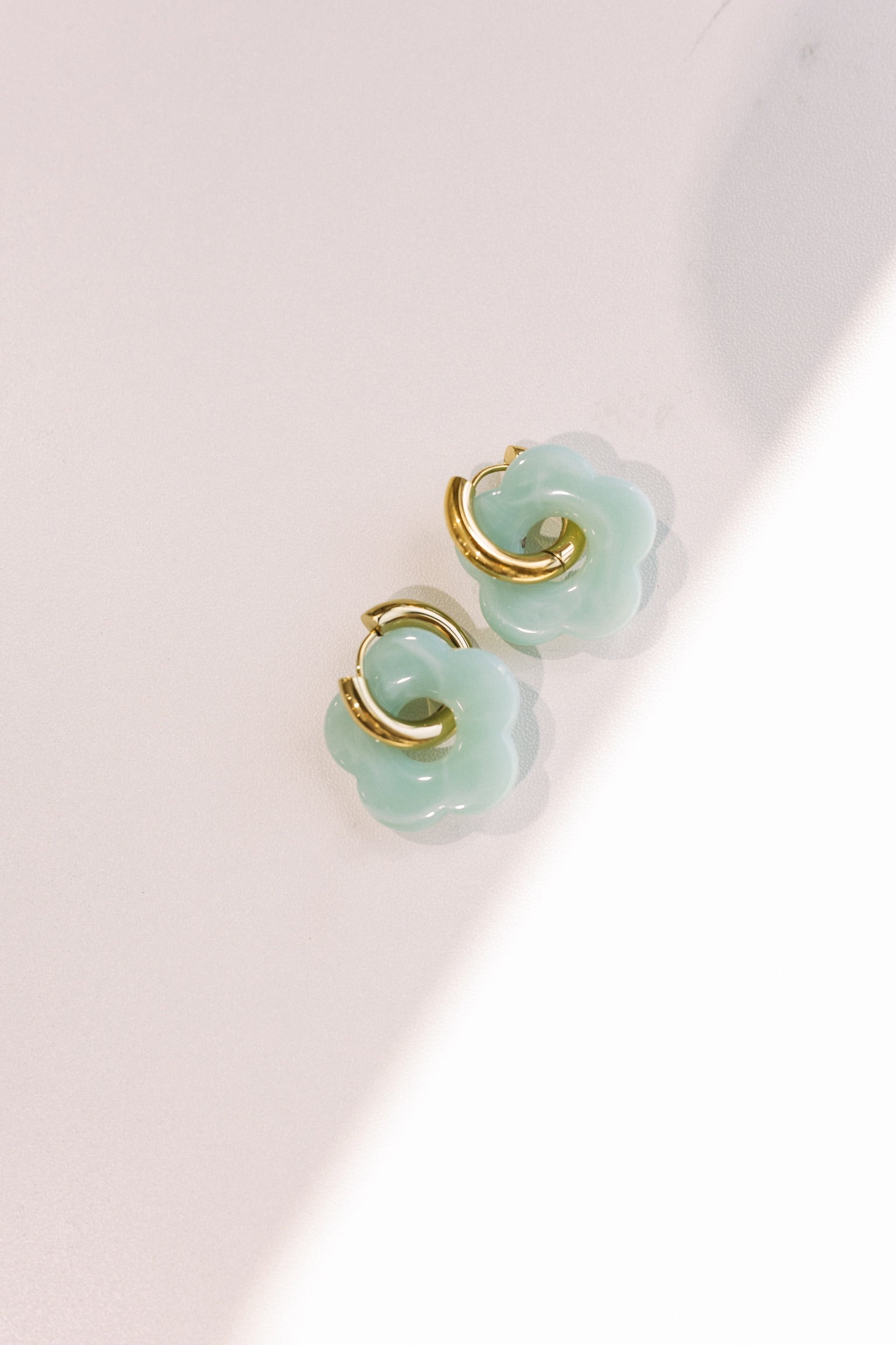 Color Me Daisy Hoop Earrings || Choose Color