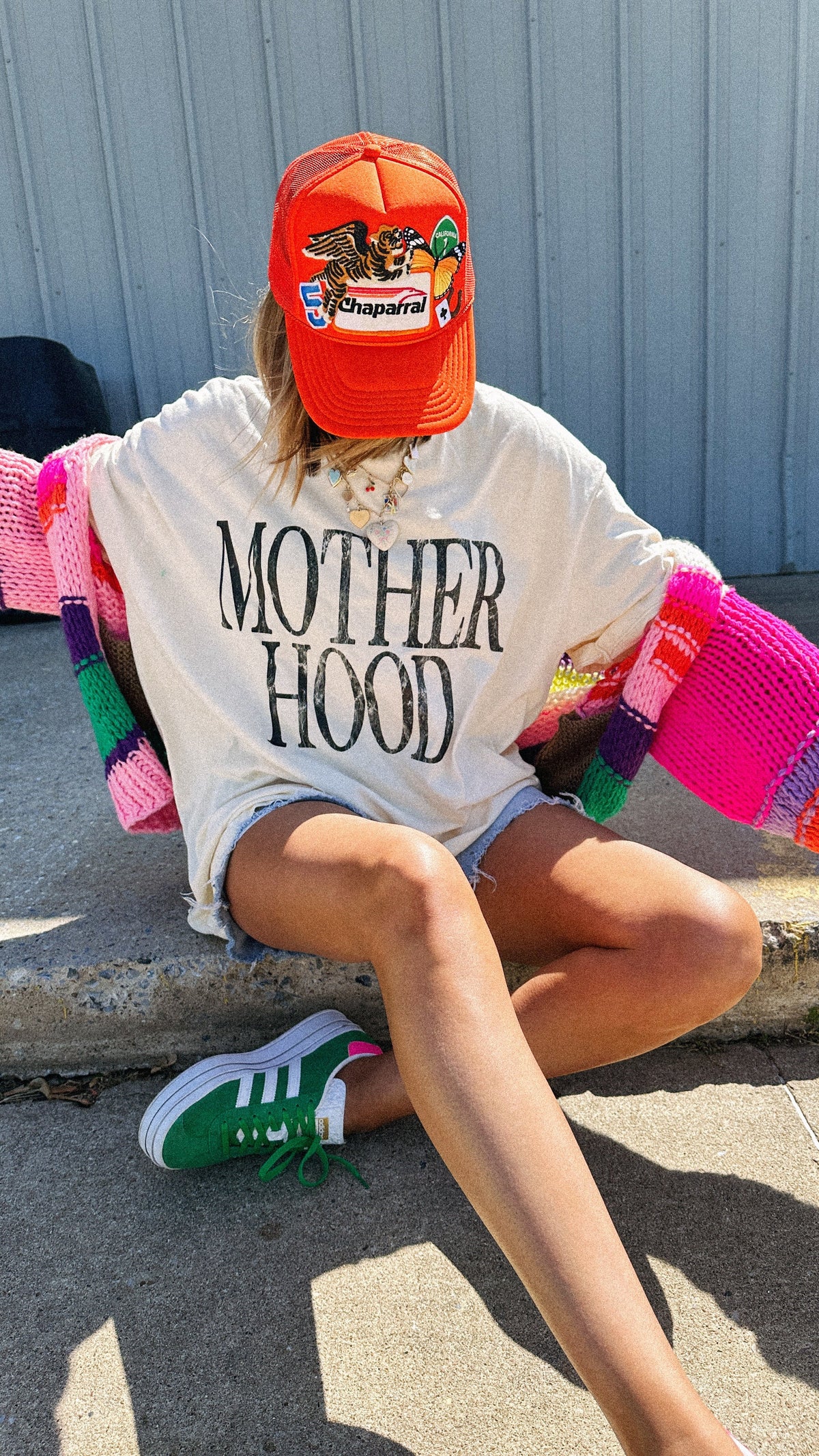 Motherhood Graphic Tee - Ivory / Black