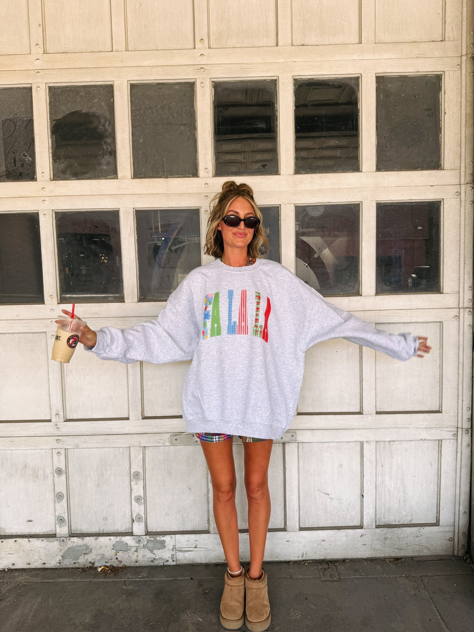 Fa La La Sweatshirt - Ash