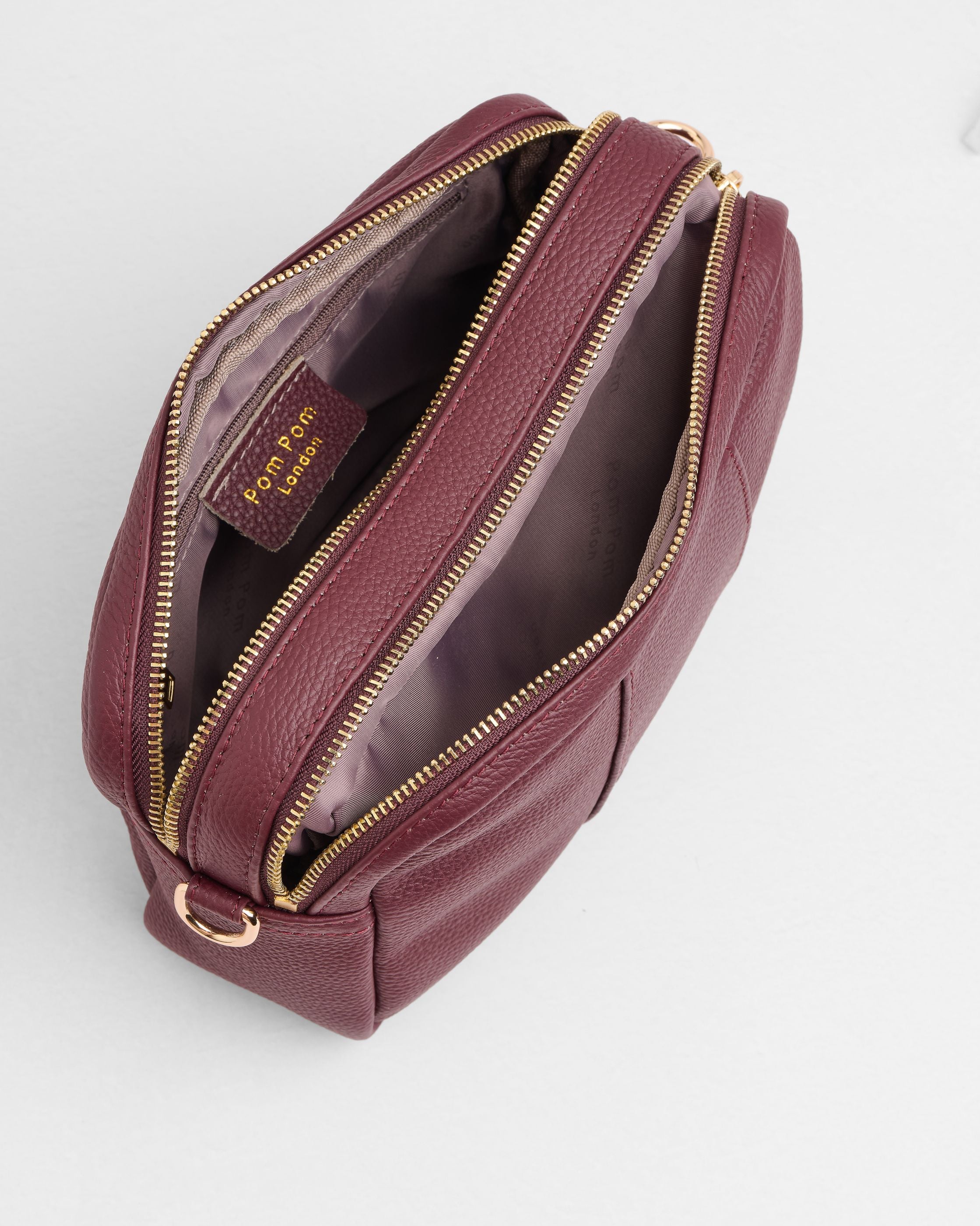 Pom Pom London City Duo Dark Maroon