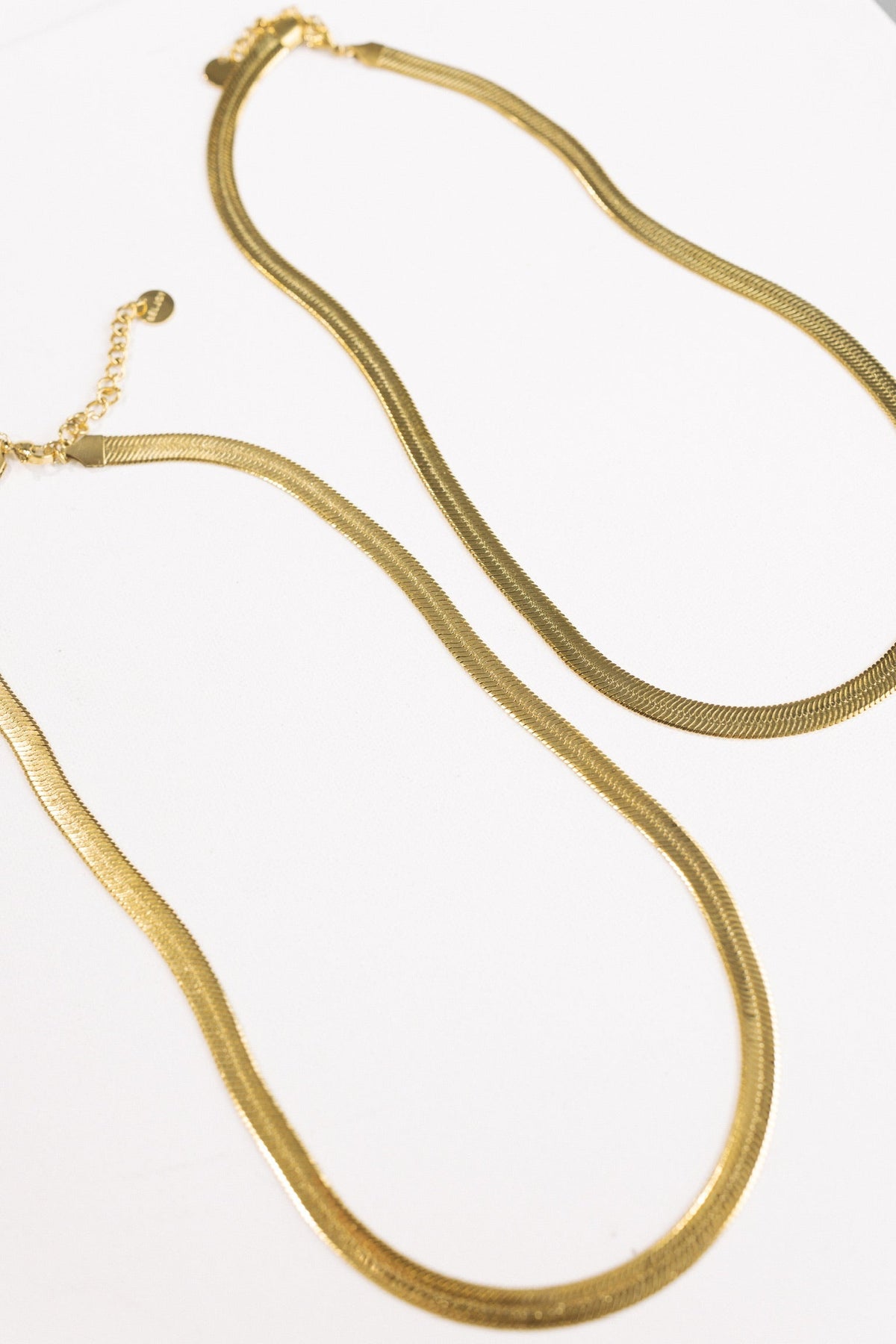 Mia Herringbone Necklace