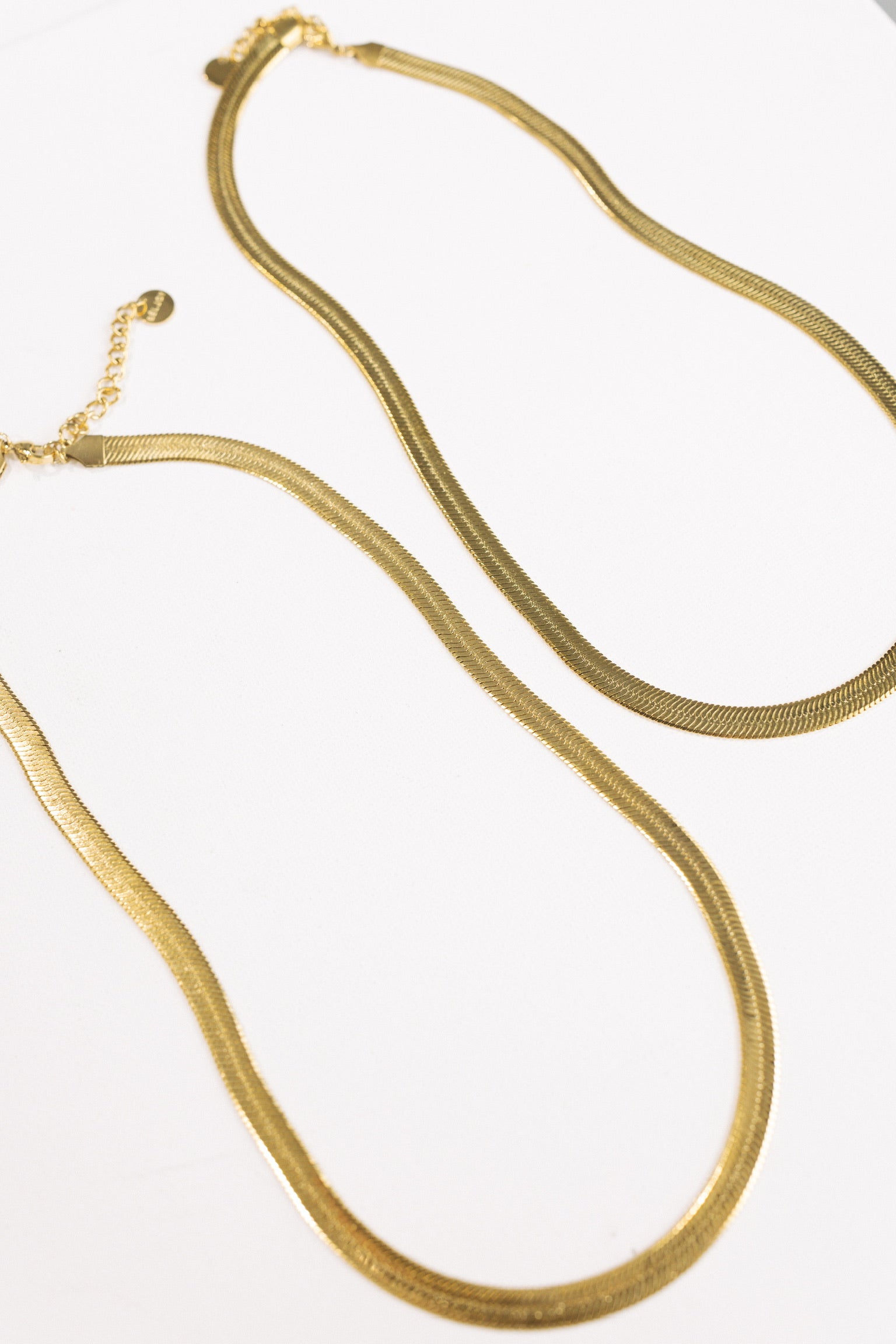 Mia Herringbone Necklace