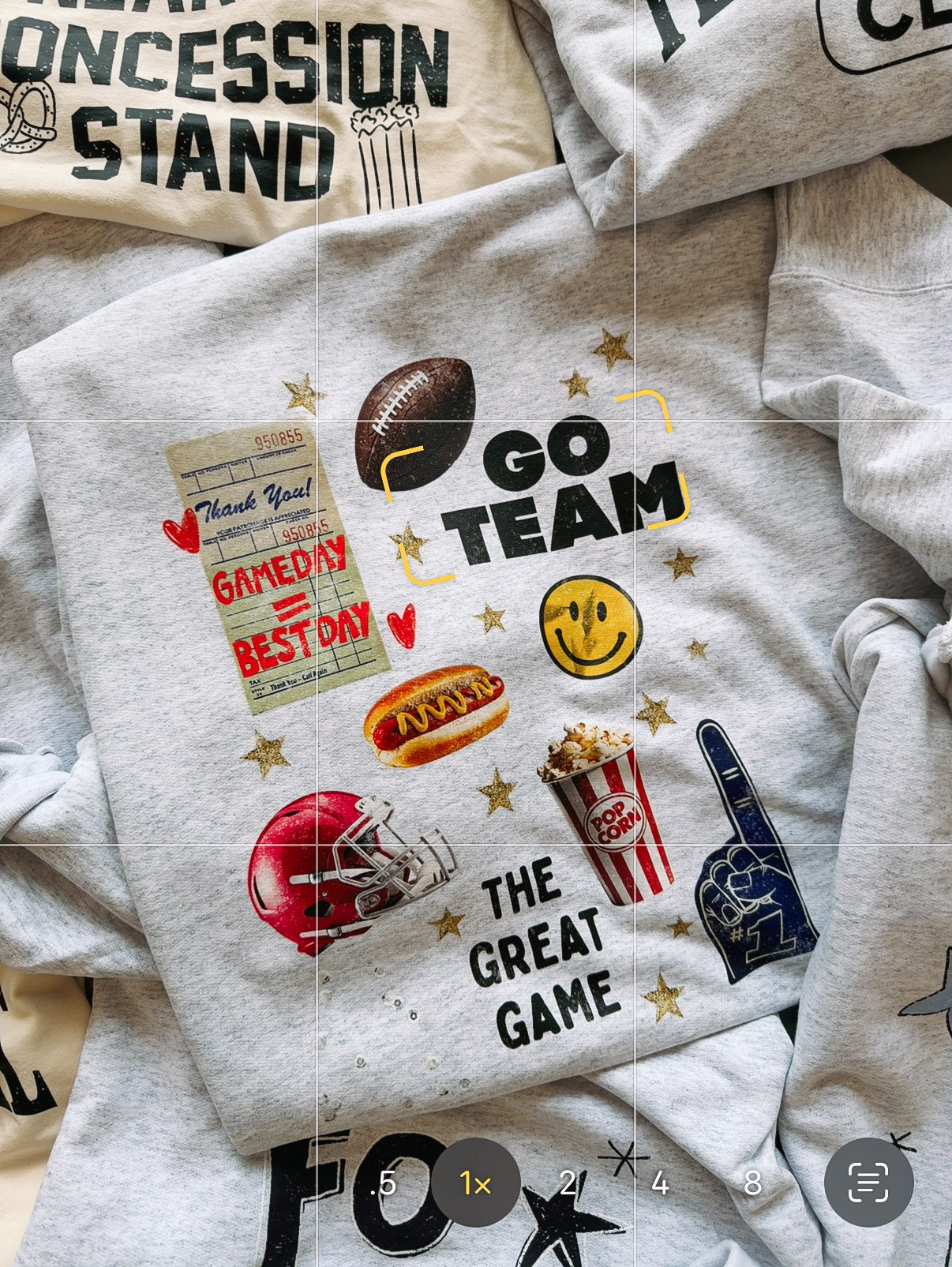 The Great Game Collage Sweatshirt - Ash