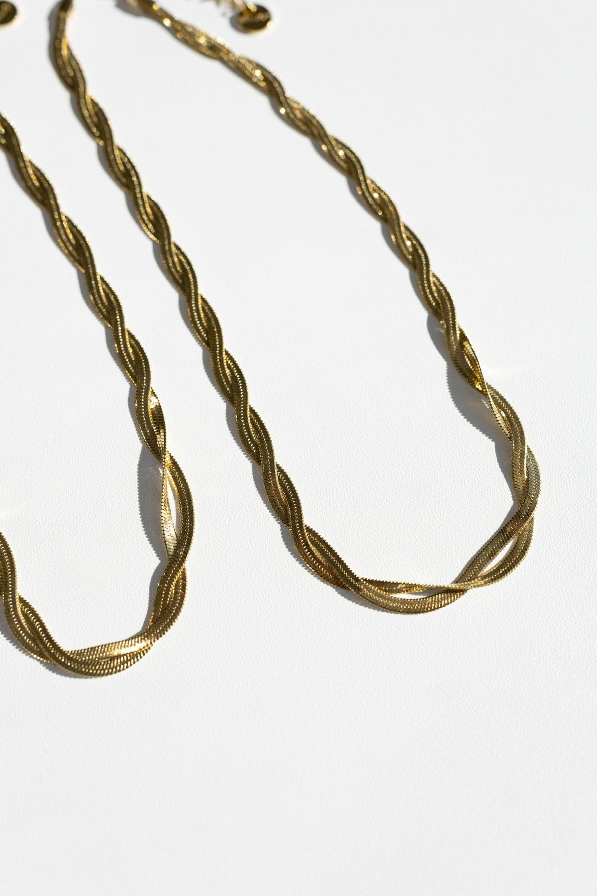Lyrina Twisted Herringbone Necklace