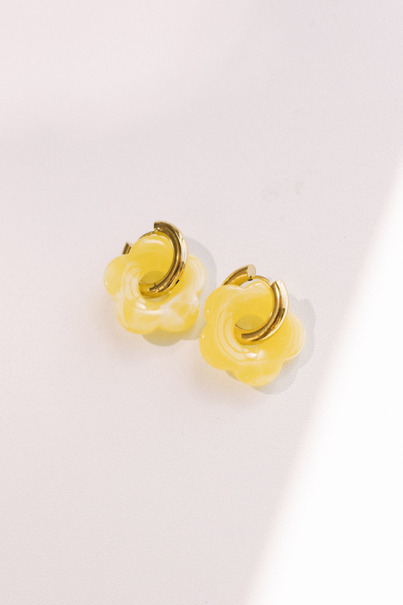 Color Me Daisy Hoop Earrings || Choose Color