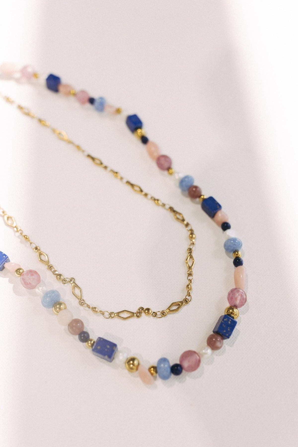 Something Blue Layered Necklace - Blue