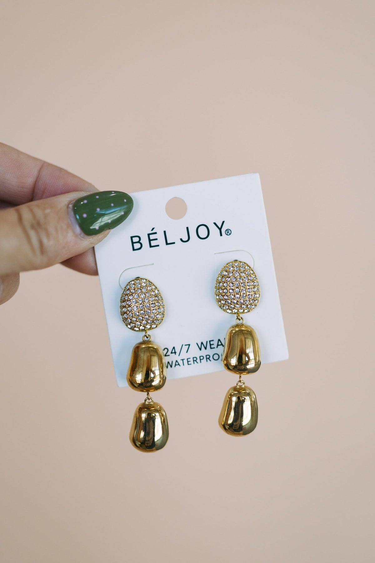 Evalie Crystal Drop Earrings