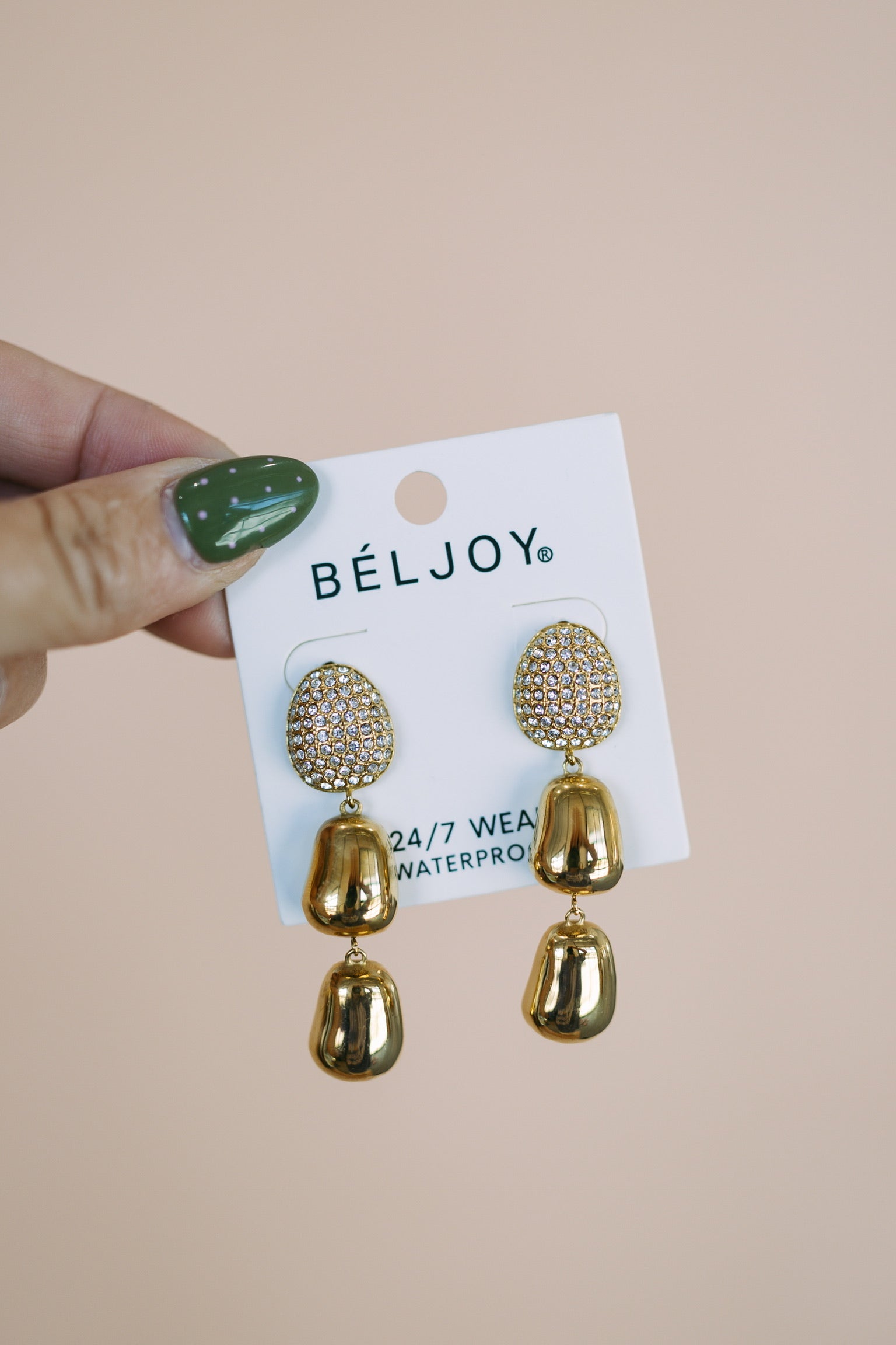 Evalie Crystal Drop Earrings