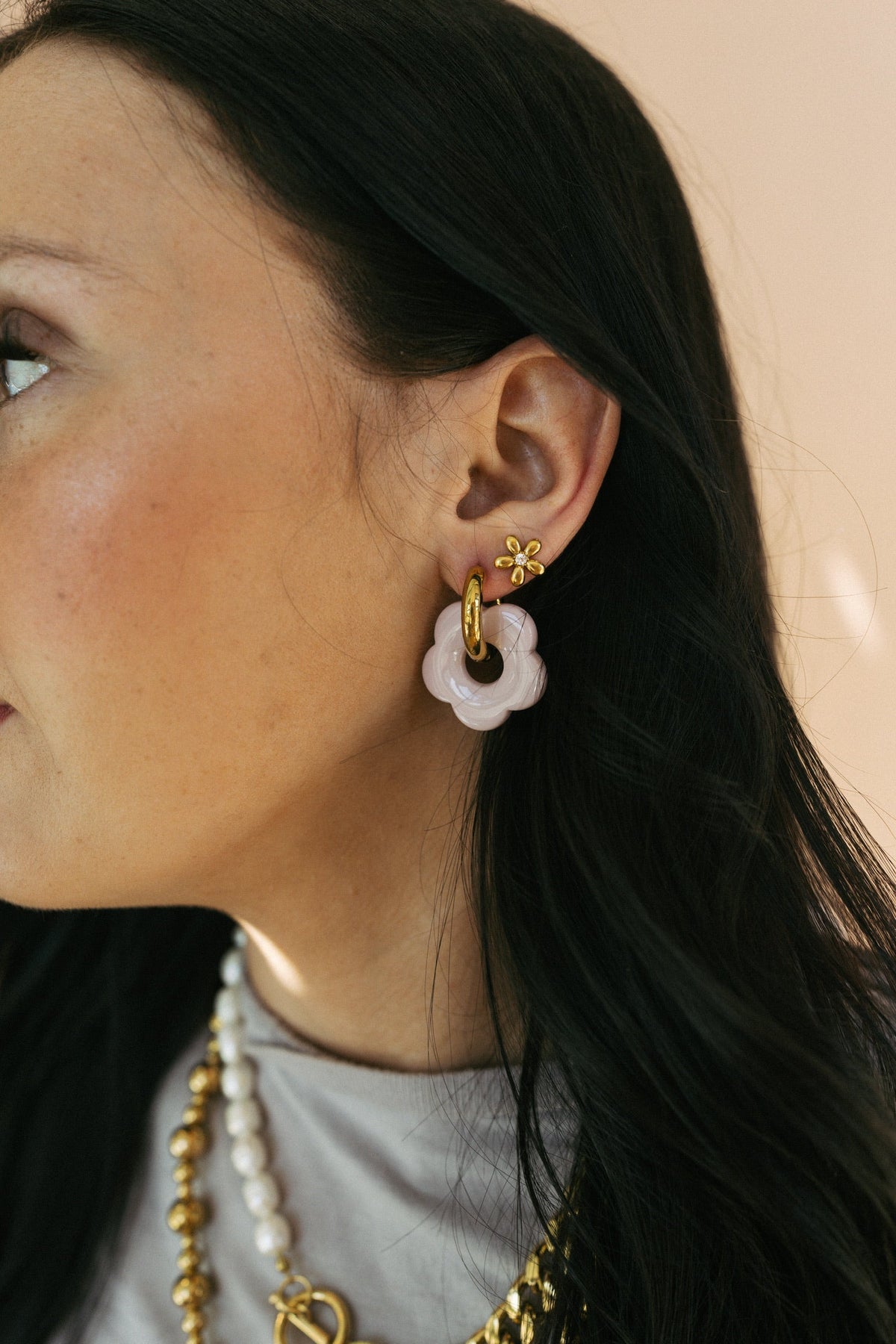 Dainty Daisy Stud Earrings 2