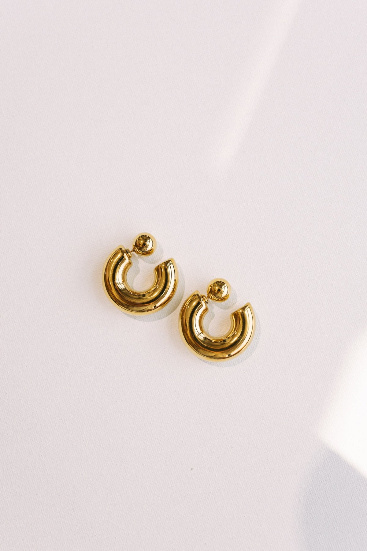 Everson Reverse Hoop Earrings 3