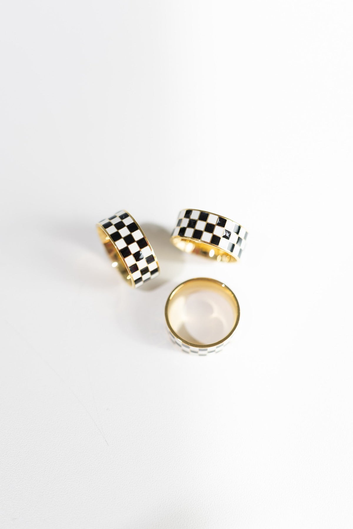 Rellery Checkerboard Ring || Choose Color