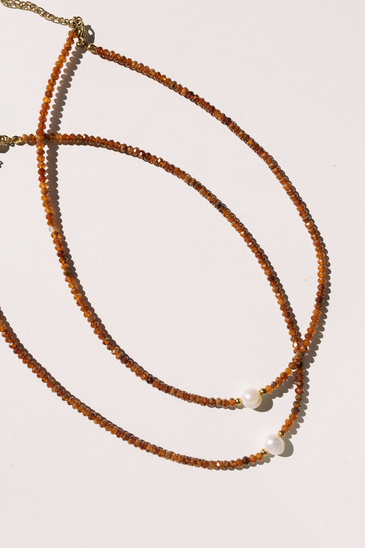 Mocha Pearl Beaded Necklace