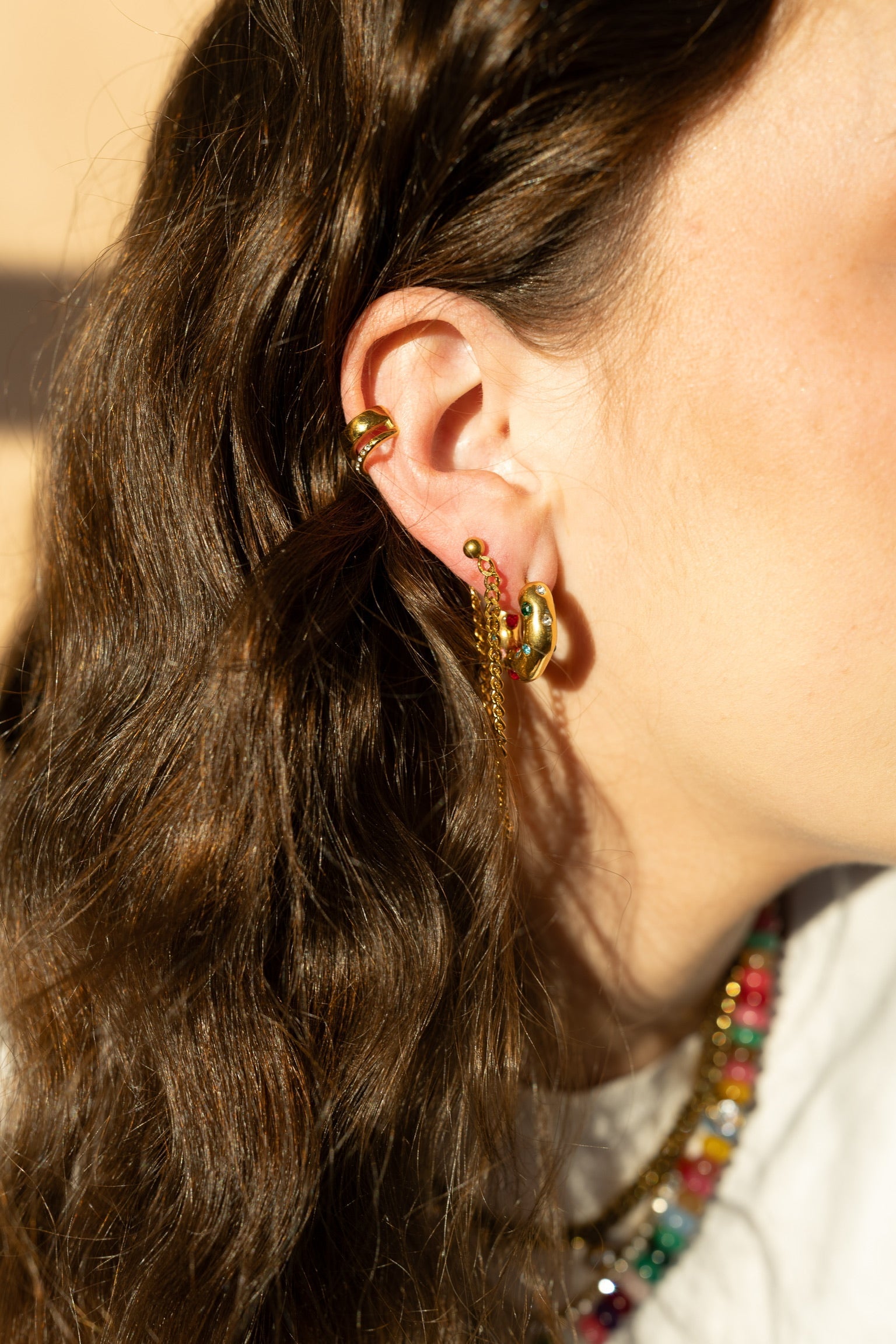 Ebby Hoop Earrings || Choose Color