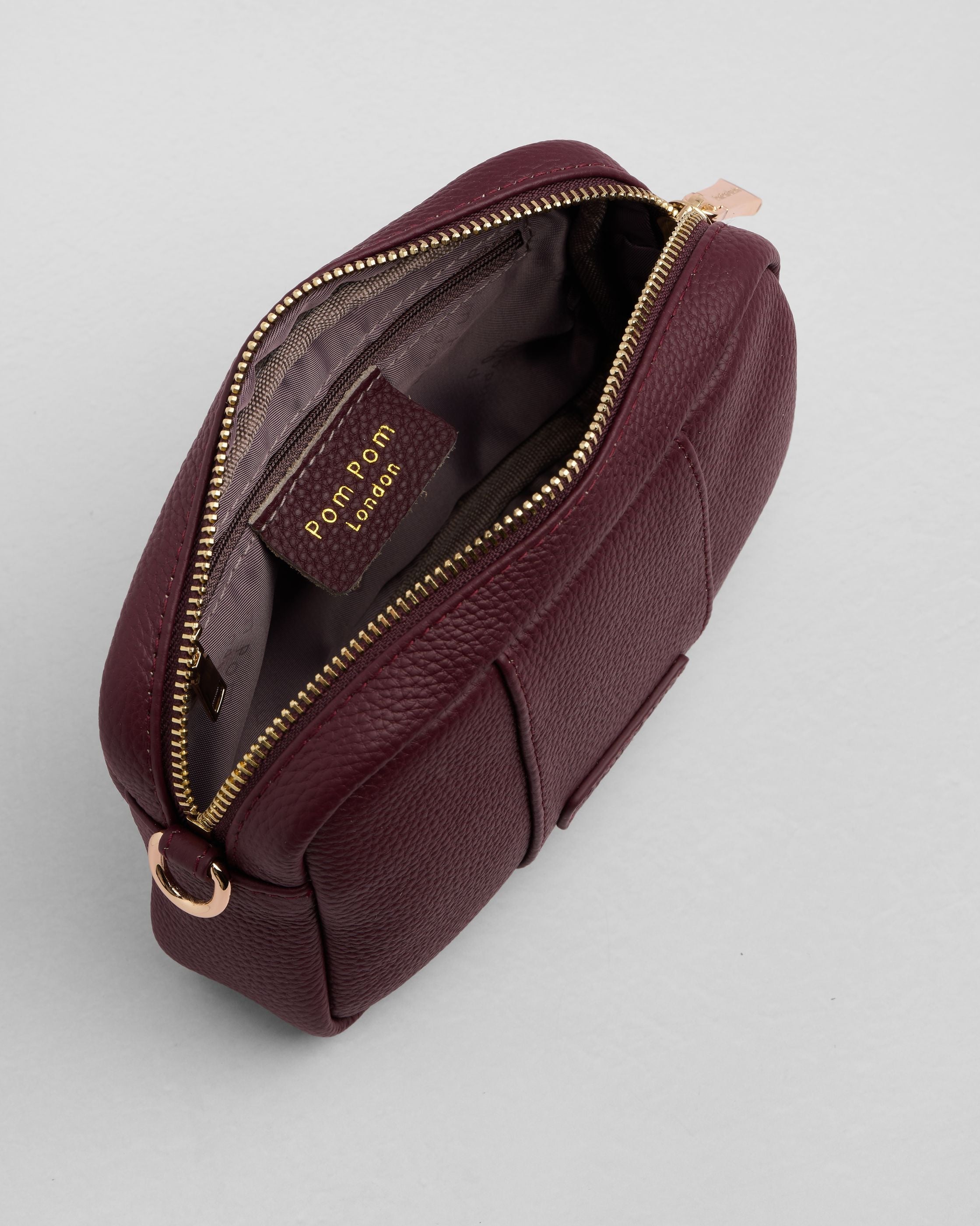 Pom Pom London City Mini Dark Maroon