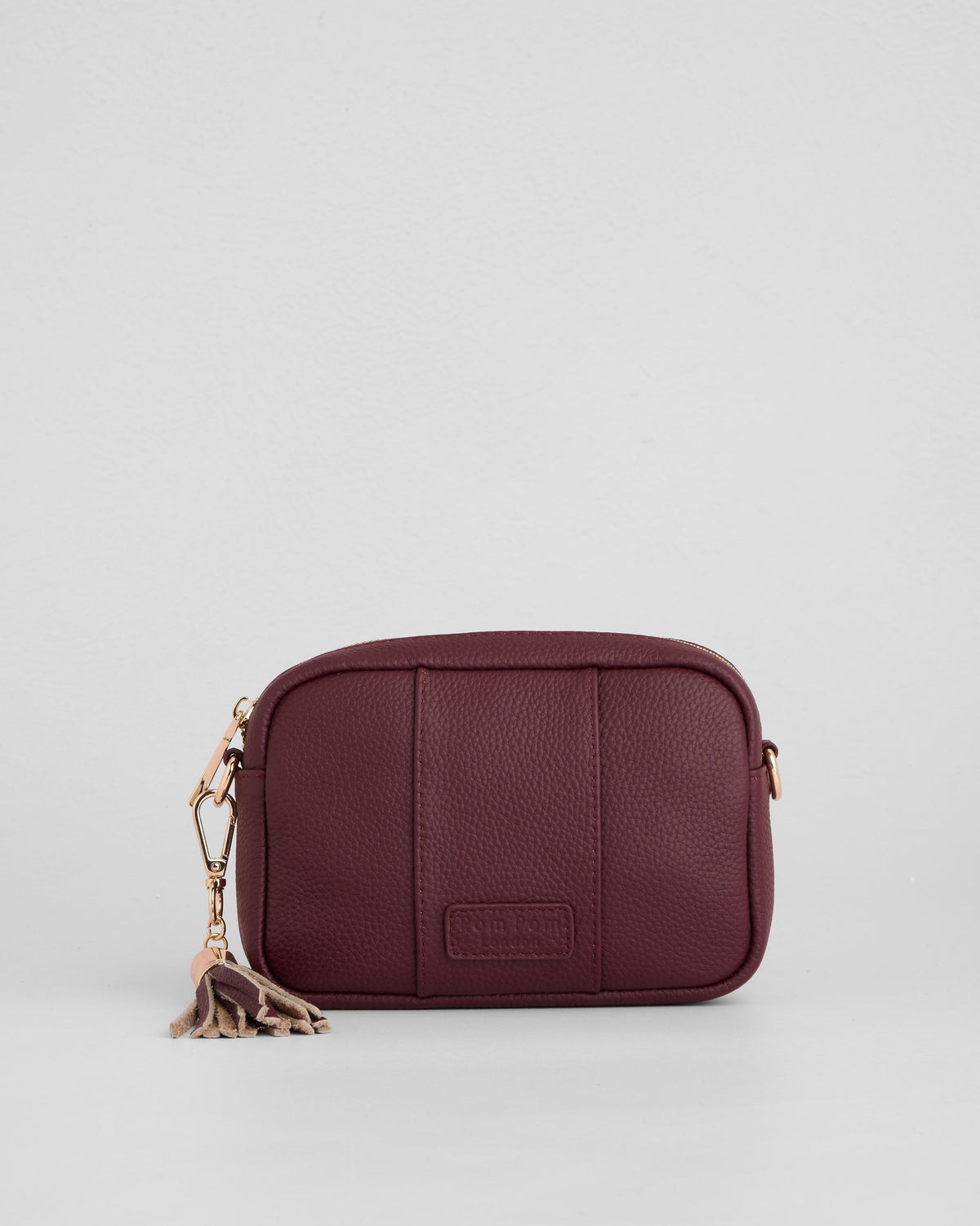 Pom Pom London City Mini Dark Maroon
