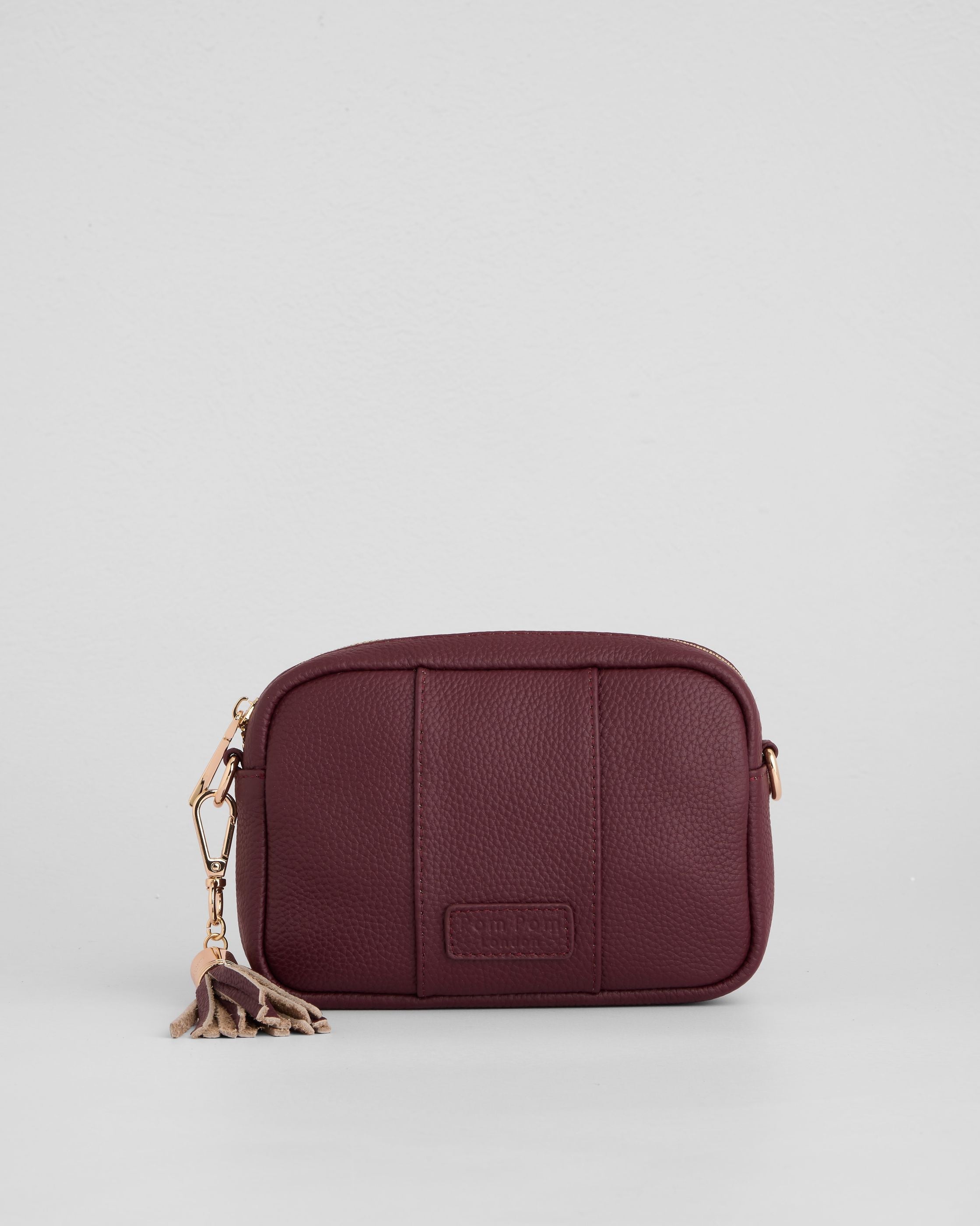 Pom Pom London City Mini Dark Maroon