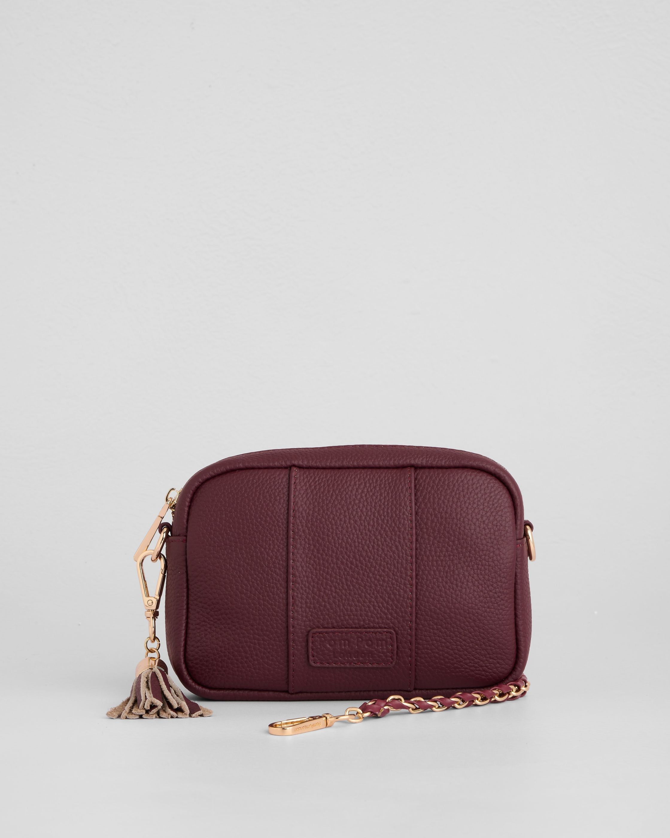 Pom Pom London City Mini Dark Maroon