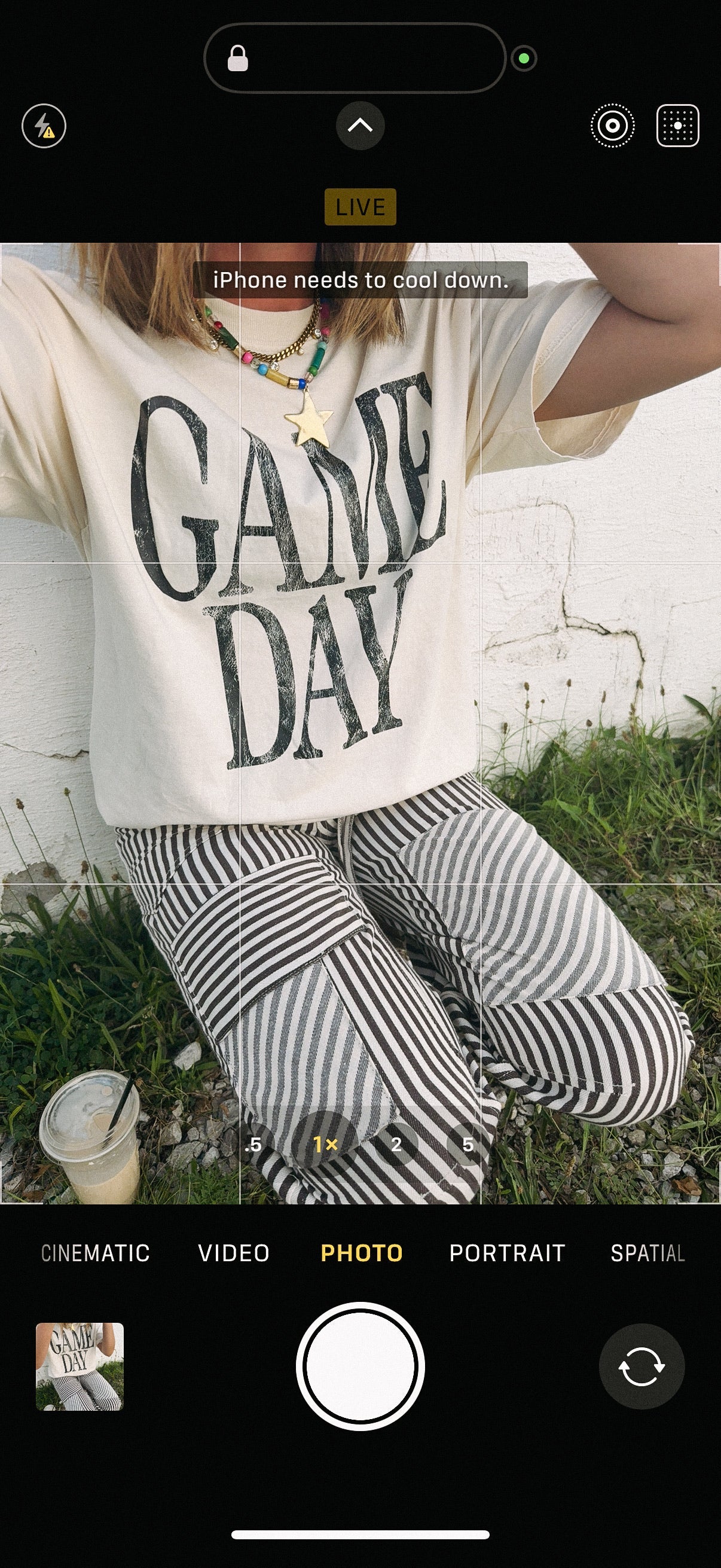 Gameday Graphic Tee - Ivory / Black
