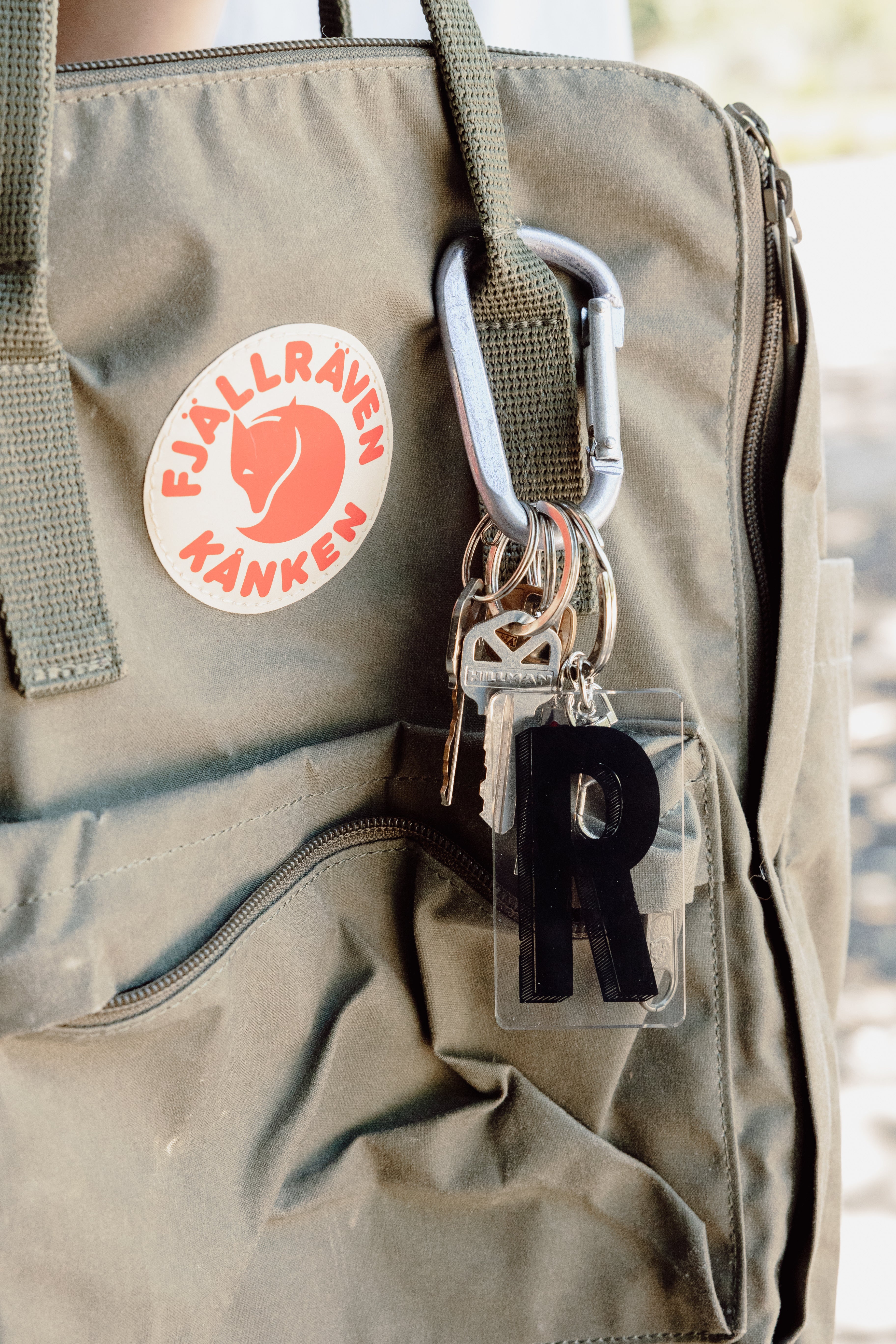 Marquee Letter Keychain - R
