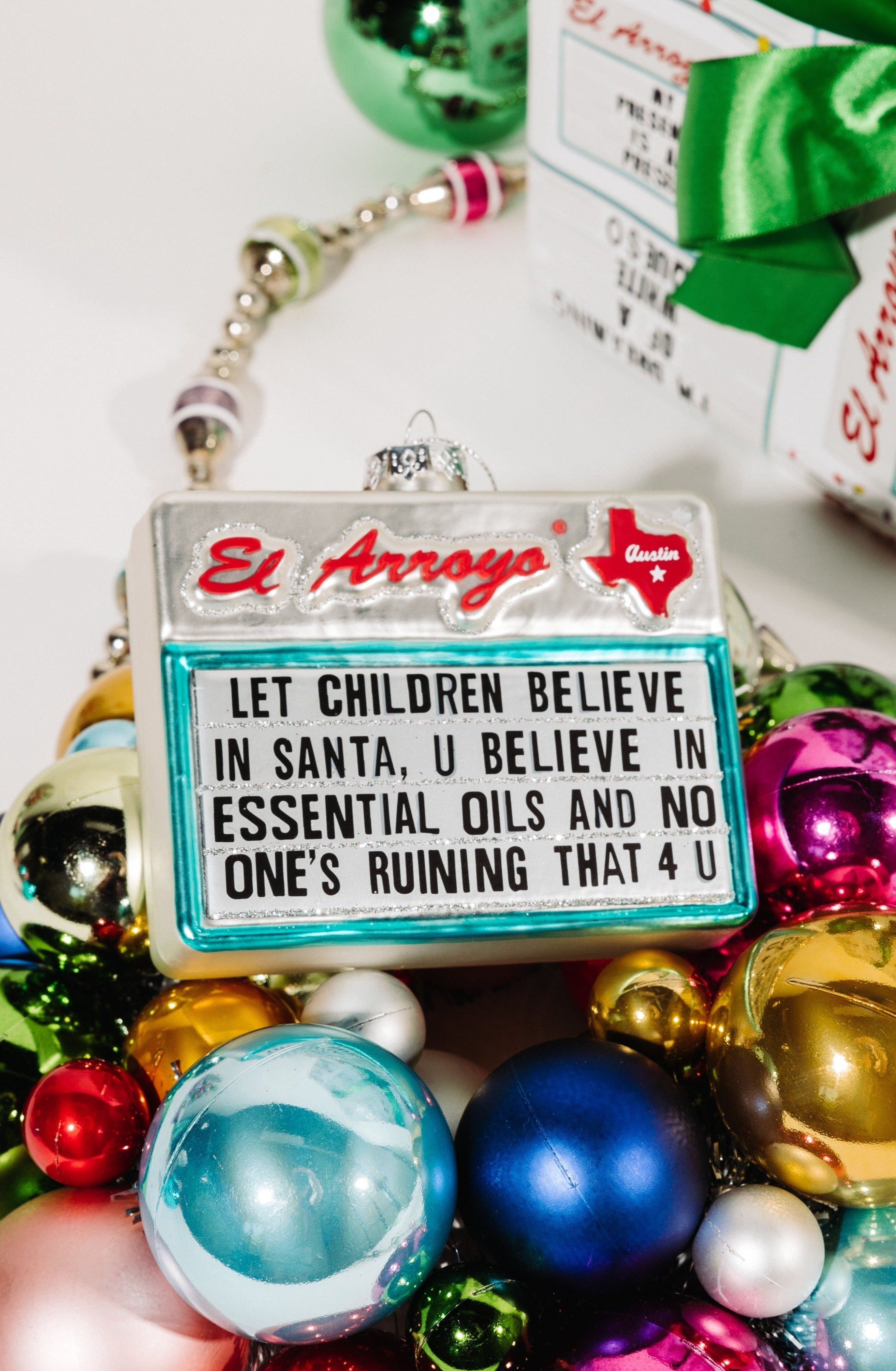 Ornament - Believe in Santa - Case Quantity