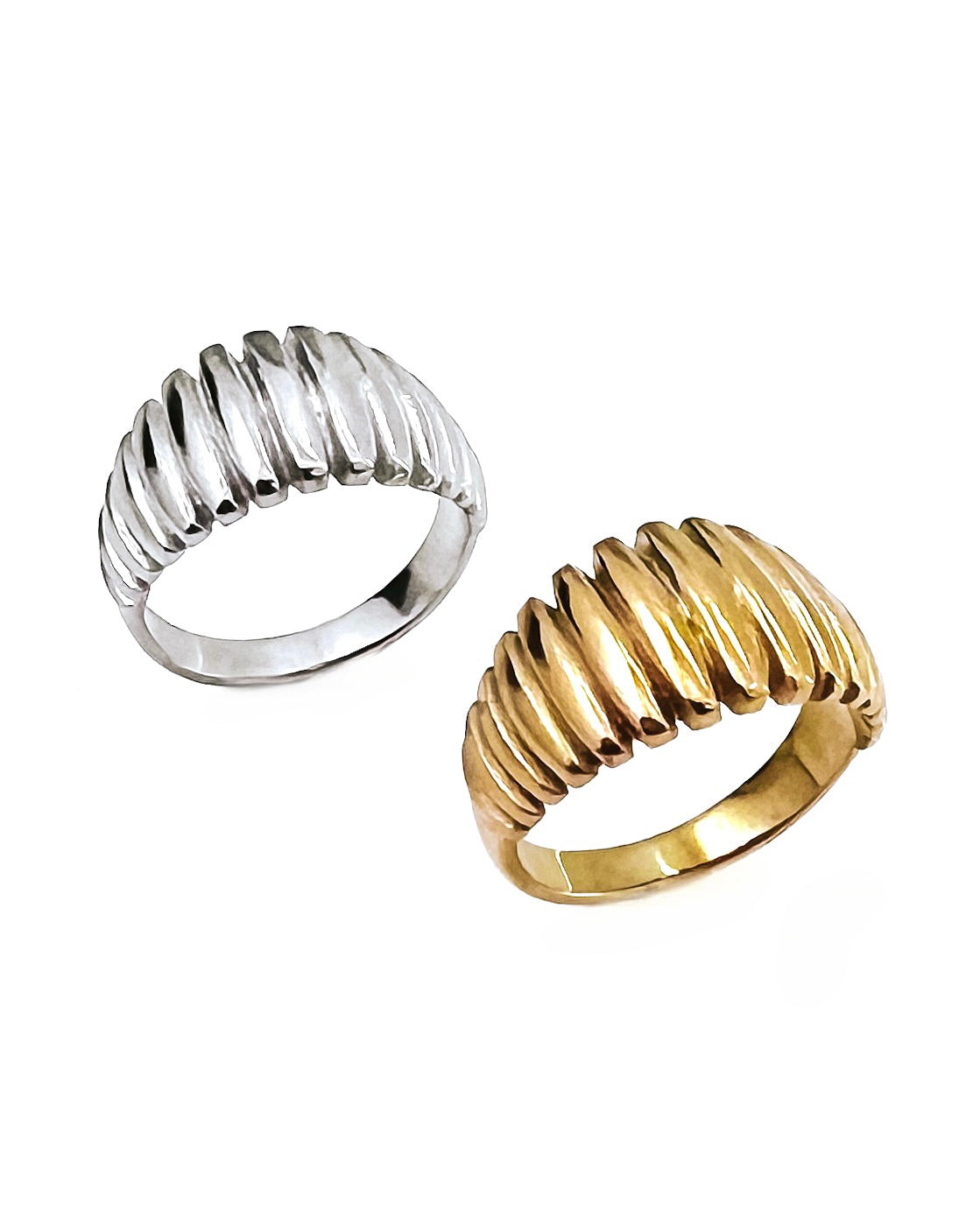 Roark Textured Statement Ring || Choose Color
