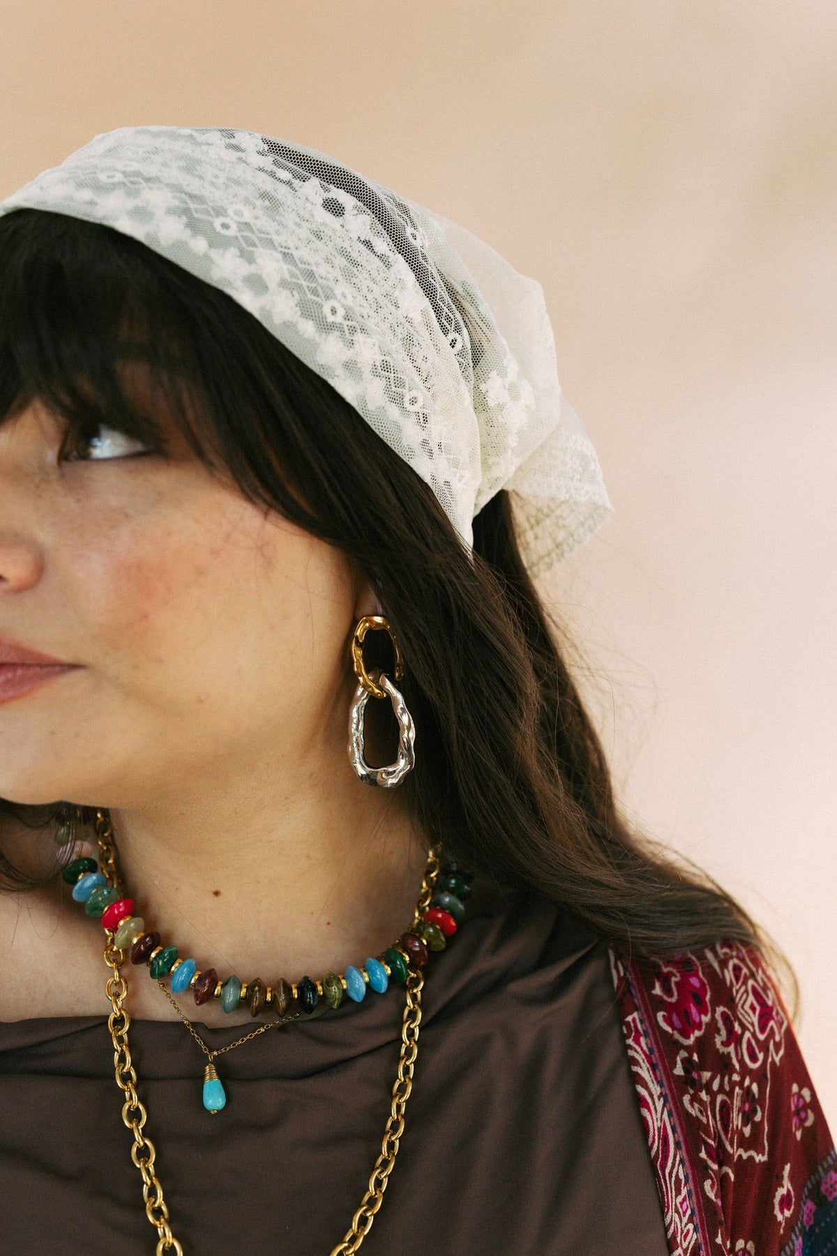 Esme Mixed Metal Earrings 3