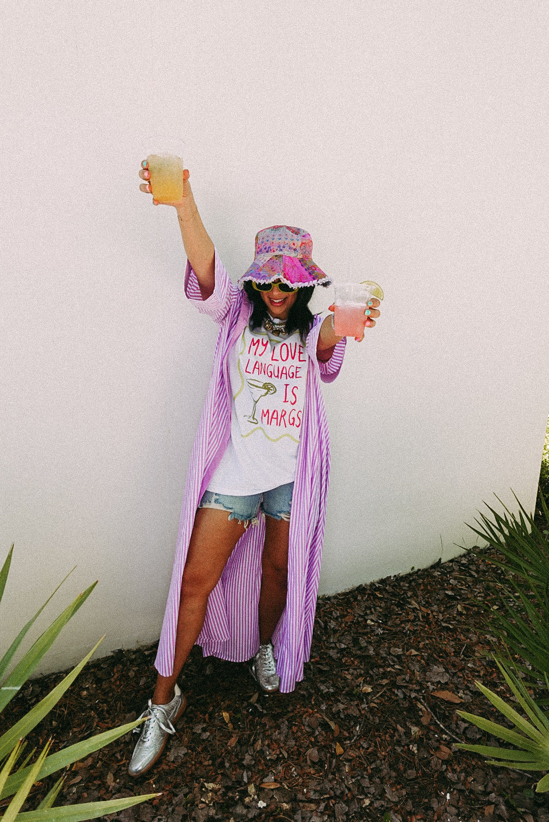 My Love Language is Margs Graphic Tee - White