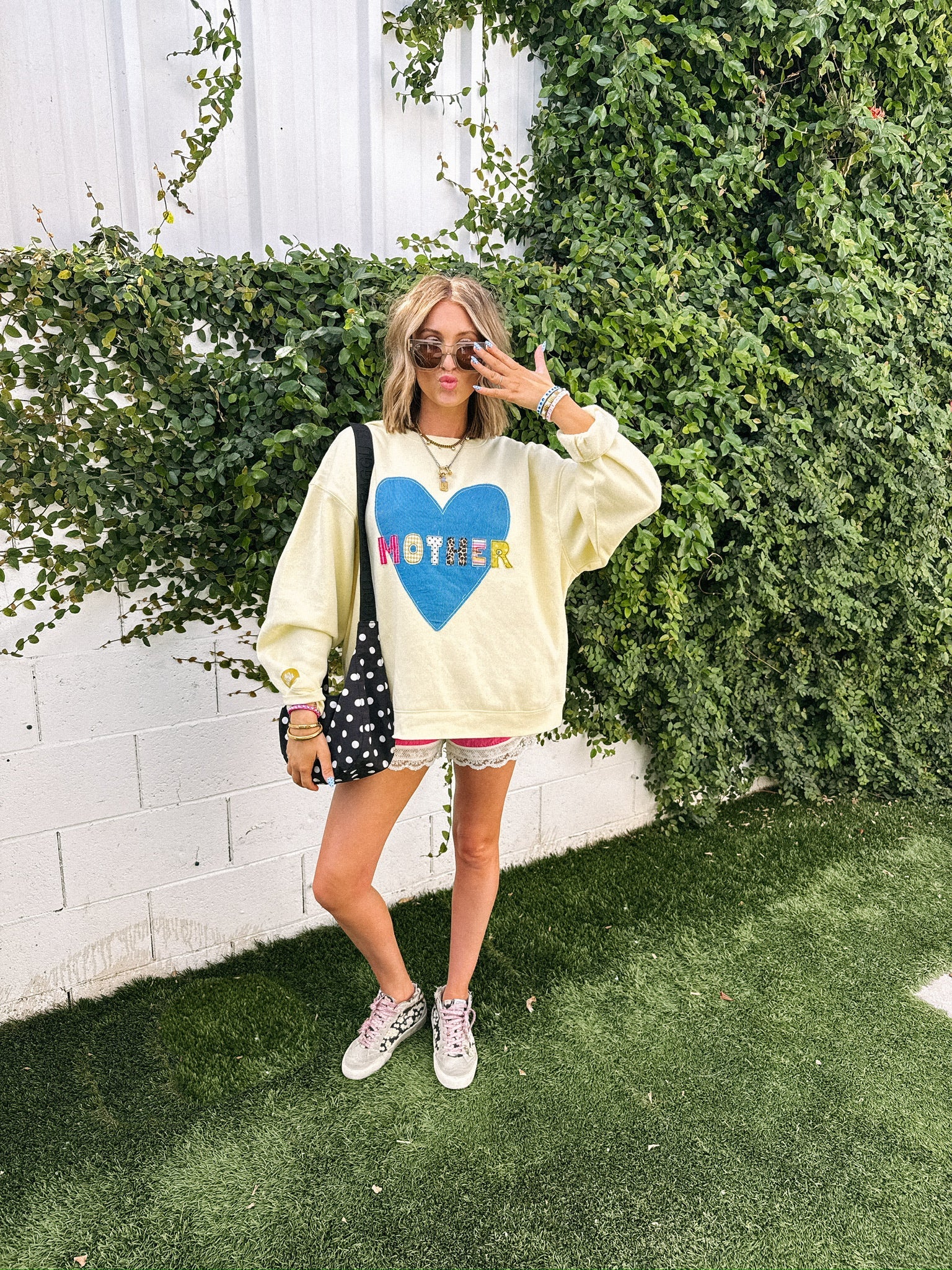 ETTA OG | mother's love sweatshirt - butter yellow