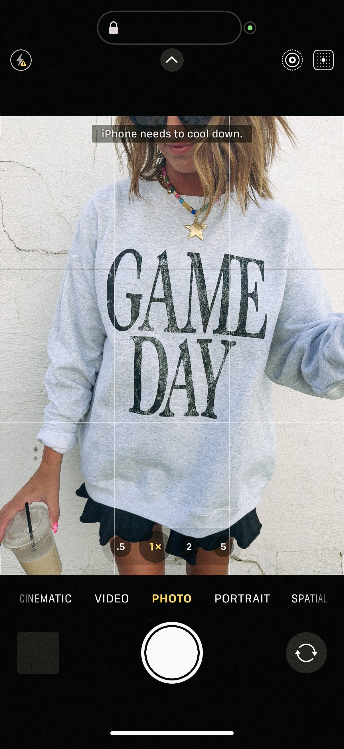 Game Day Sweatshirt - Hanes / Ash Grey / Black