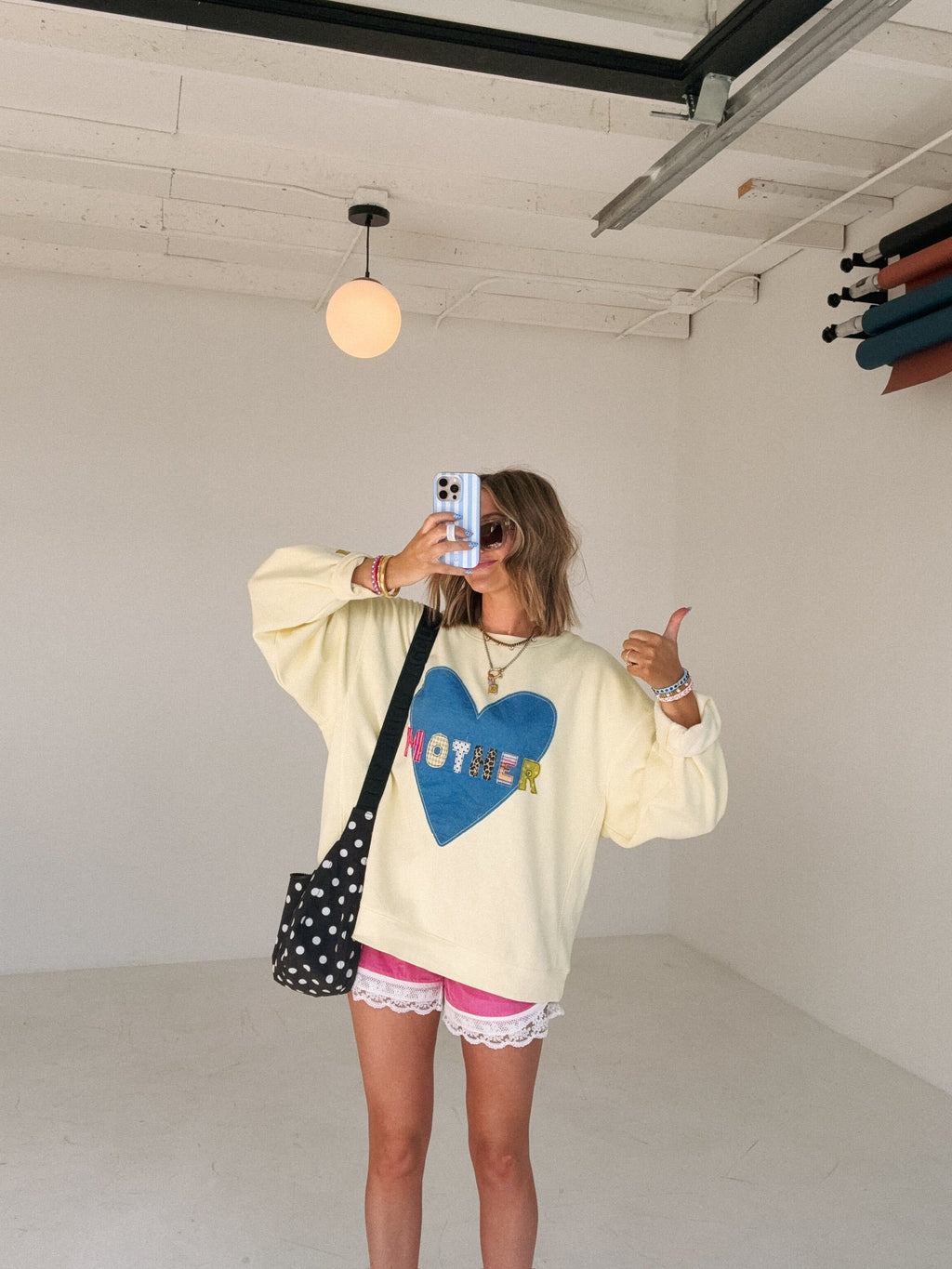 ETTA OG | mother's love sweatshirt - butter yellow