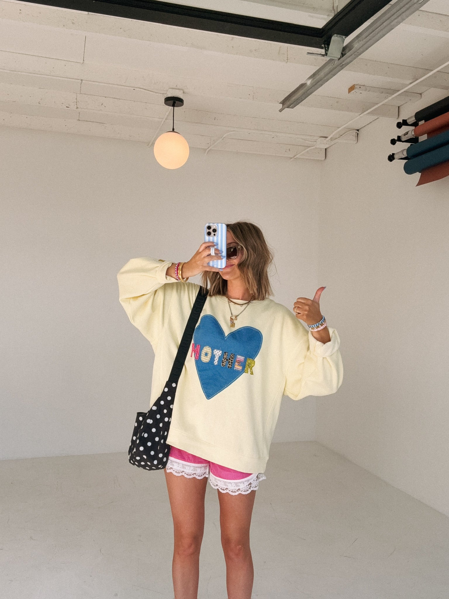 ETTA OG | mother's love sweatshirt - butter yellow