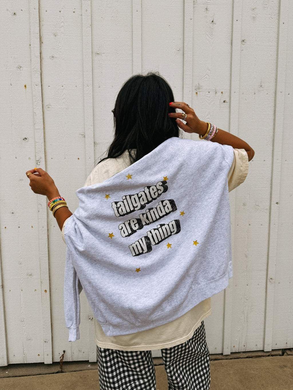 Tailgates Are My Kinda Thing Sweatshirt - Ash