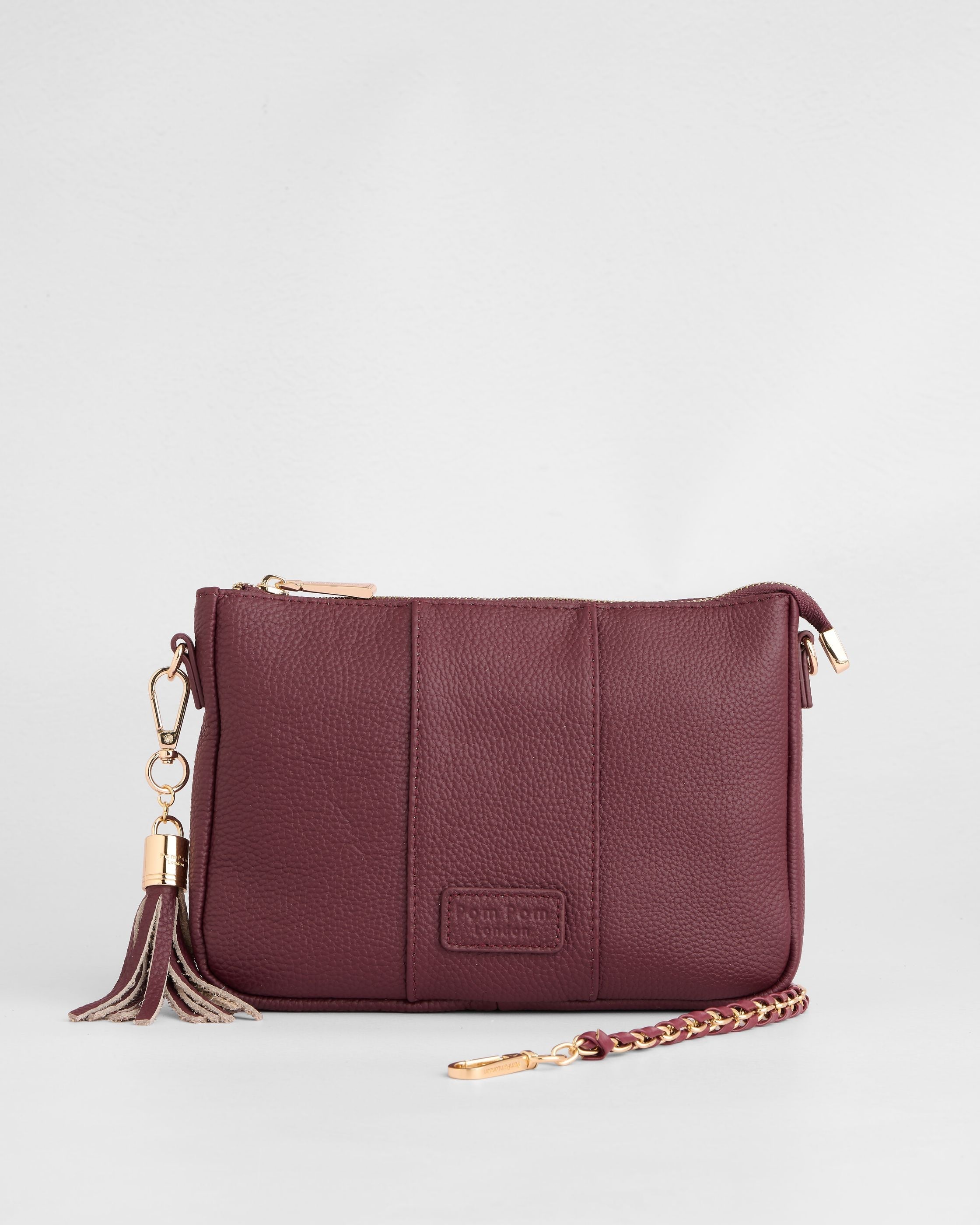 Pom Pom London City Slim Dark Maroon