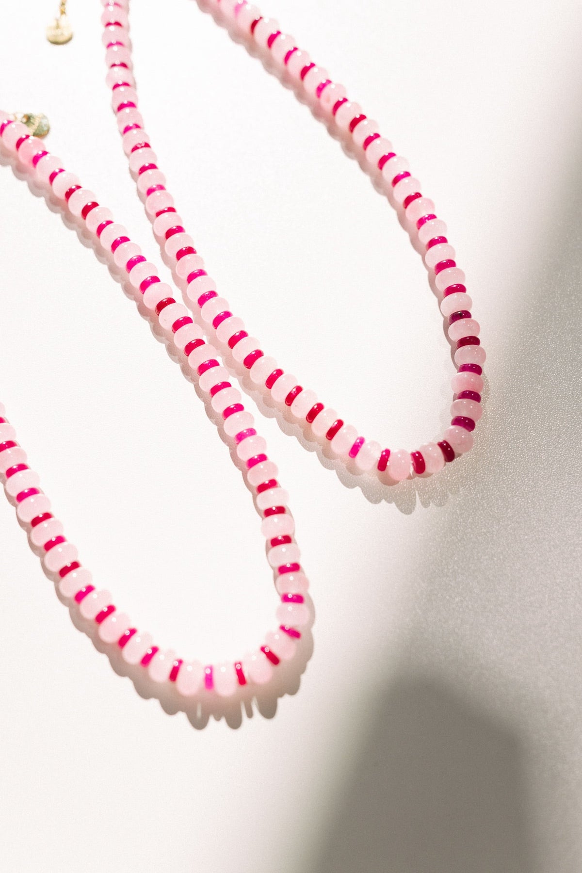 Happy Hour Necklace - Light Pink