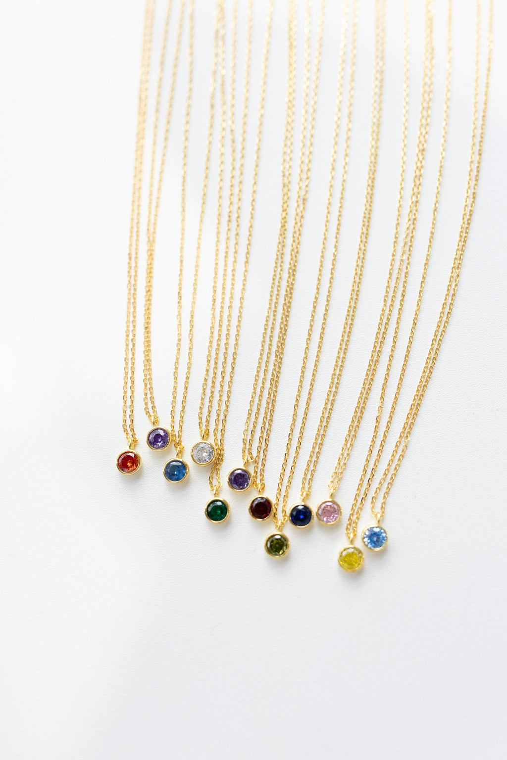 Birth Stone Necklace || Choose Month