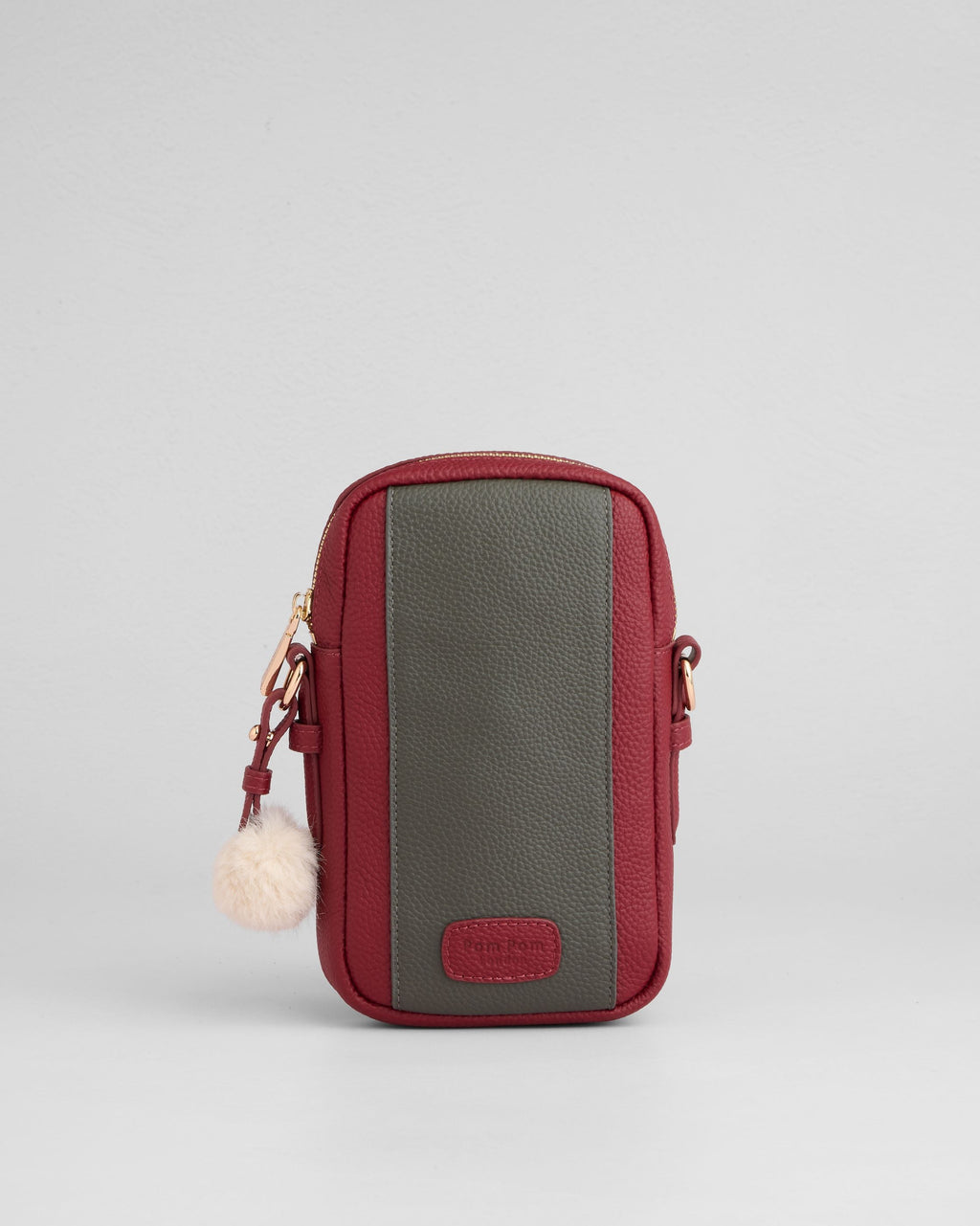 Pom Pom London Eaton Burnt Rhubarb & Volcano Grey