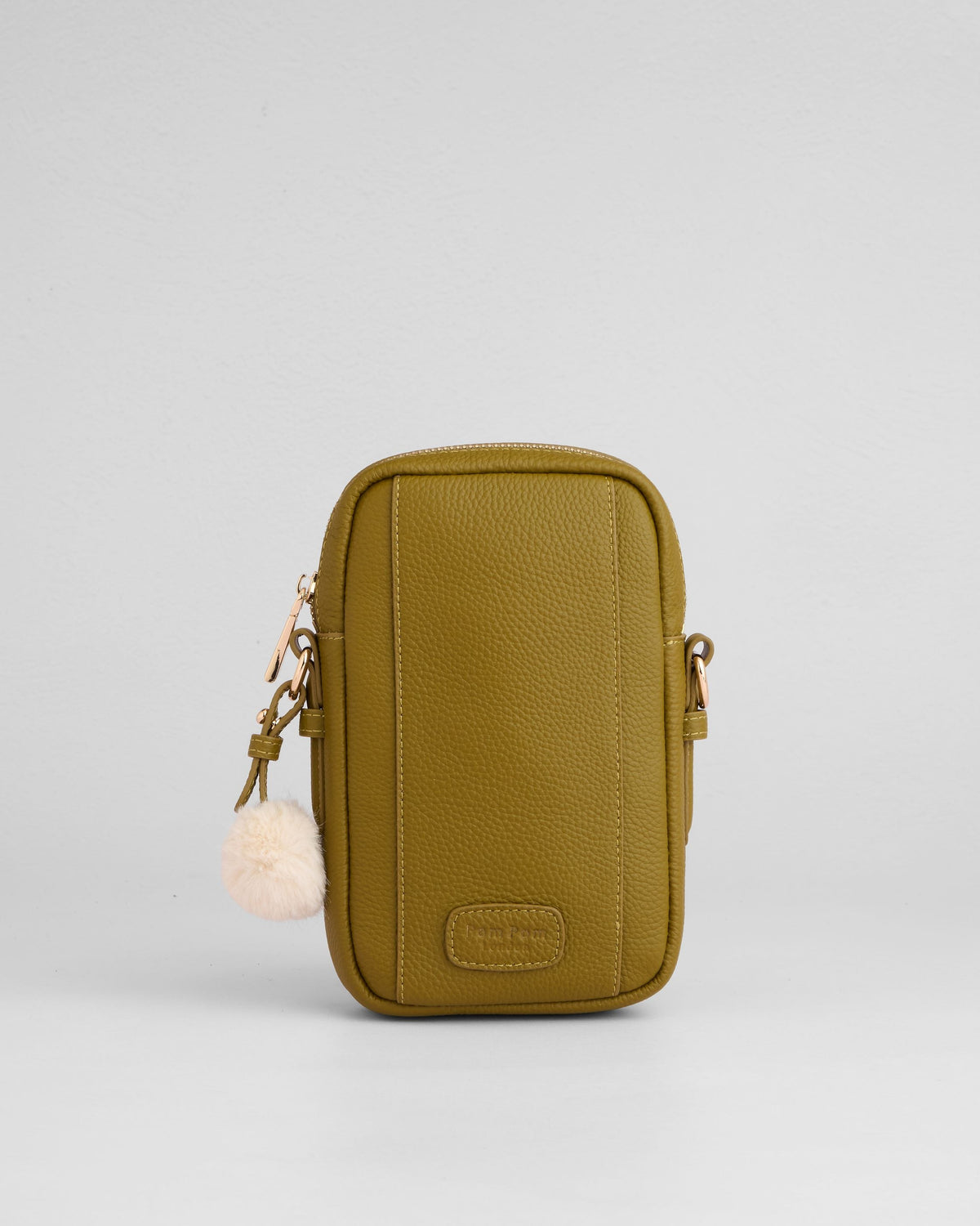 Pom Pom London Eaton Olive Green